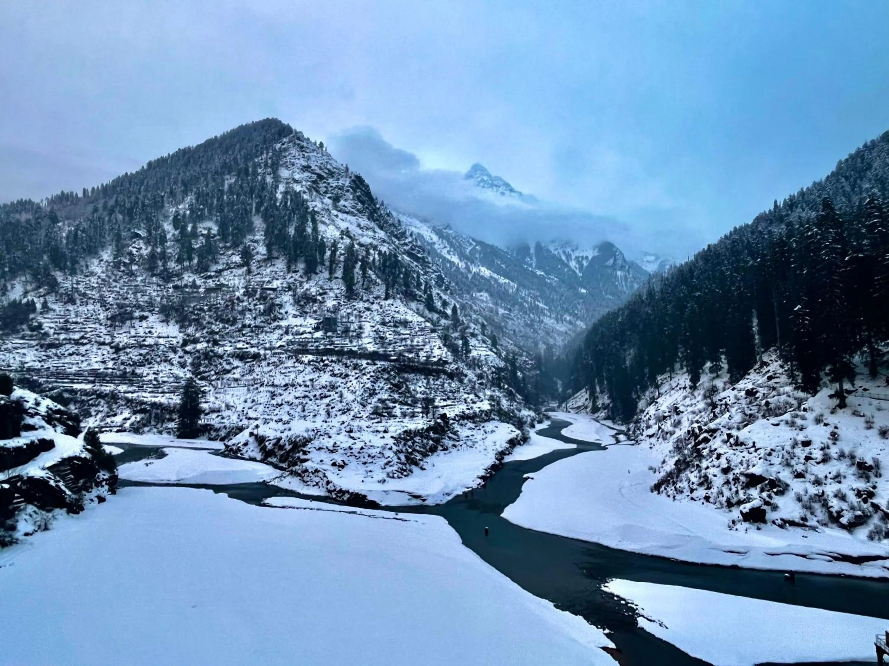 Off site in Hotel Mid Orchard Kasol -River Side