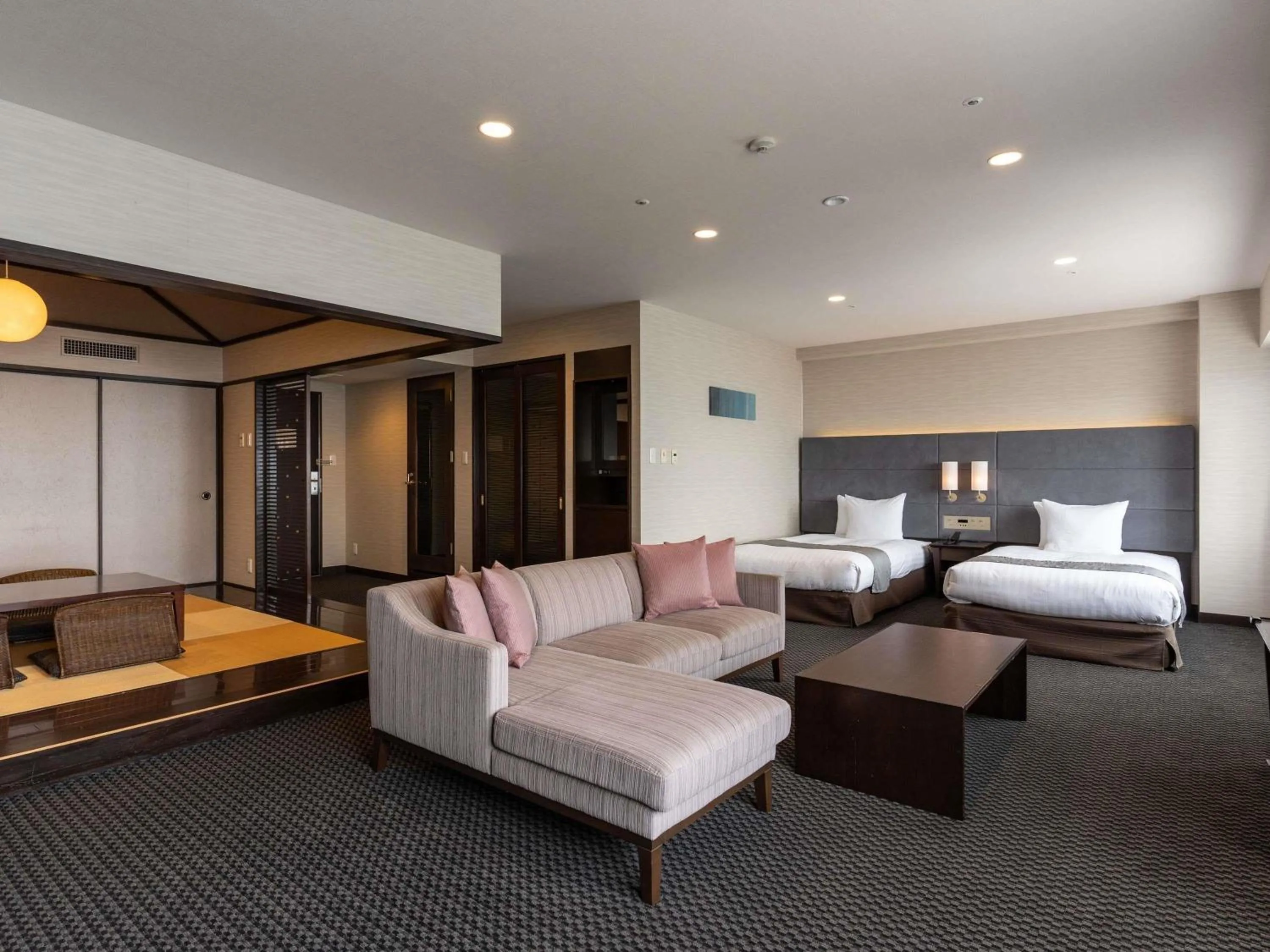 Photo of the whole room, Bed in Grand Mercure Beppu Bay Resort & Spa