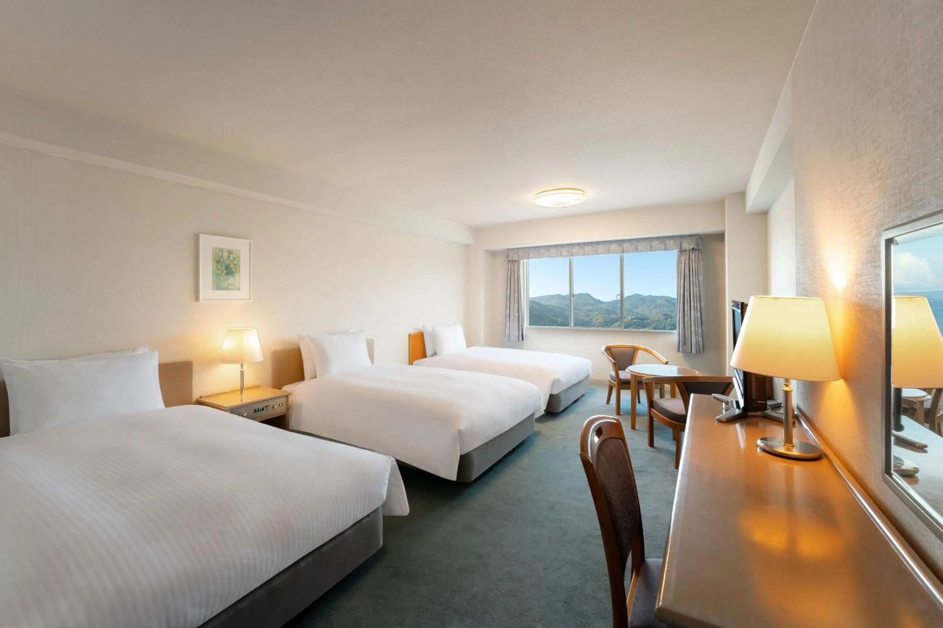 Photo of the whole room, Bed in Grand Mercure Beppu Bay Resort & Spa