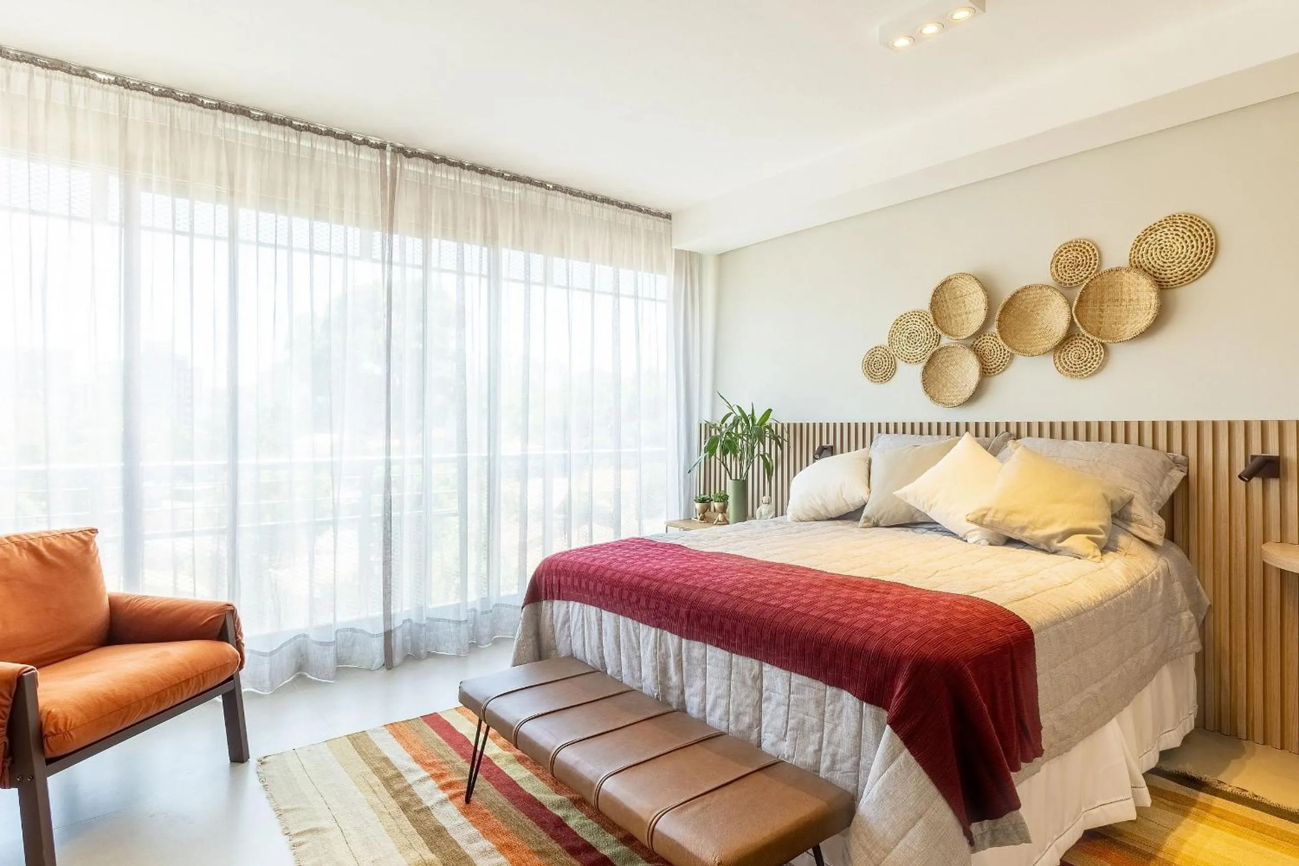 Bedroom, Bed in Pop Grafite