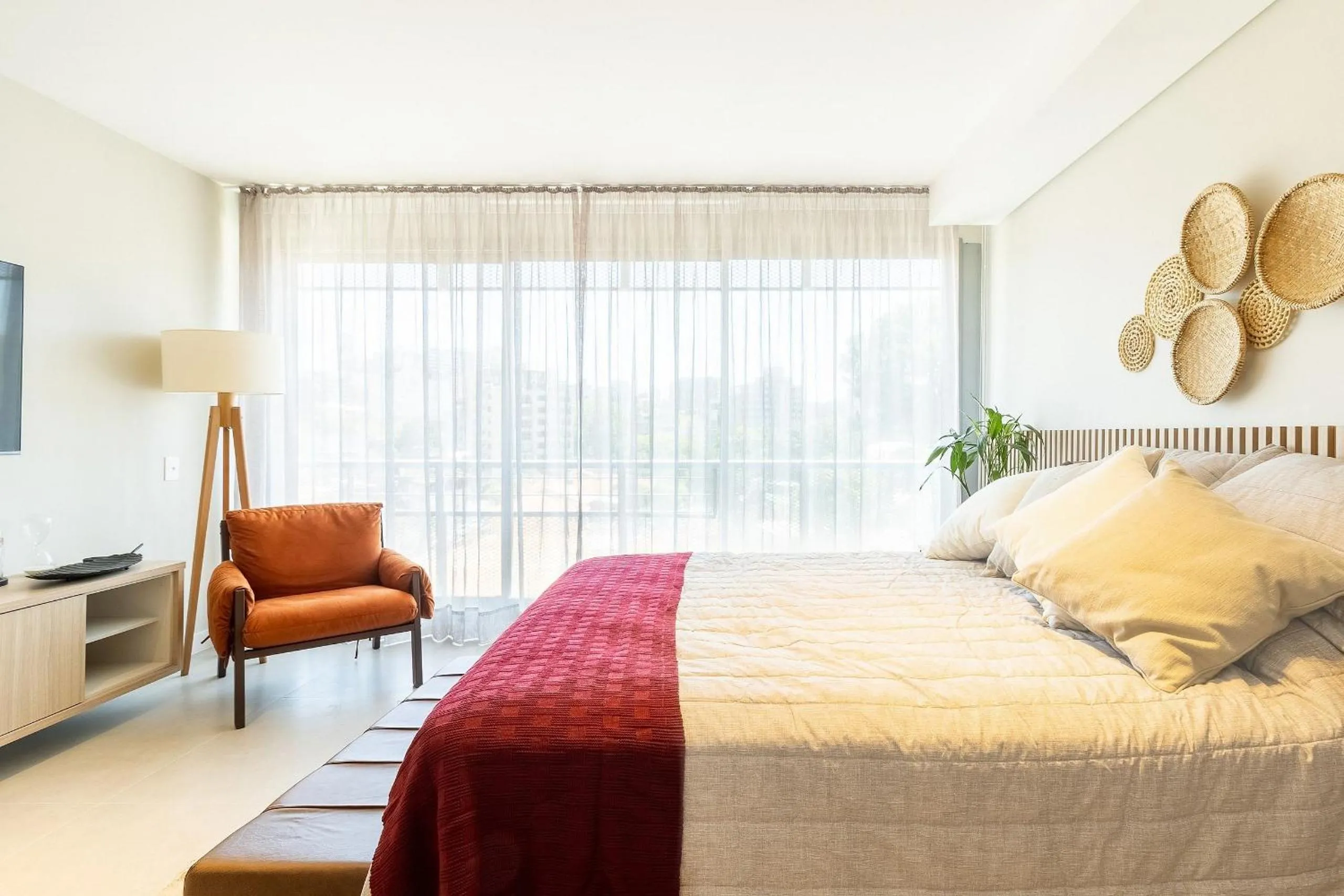 Bedroom, Bed in Pop Grafite