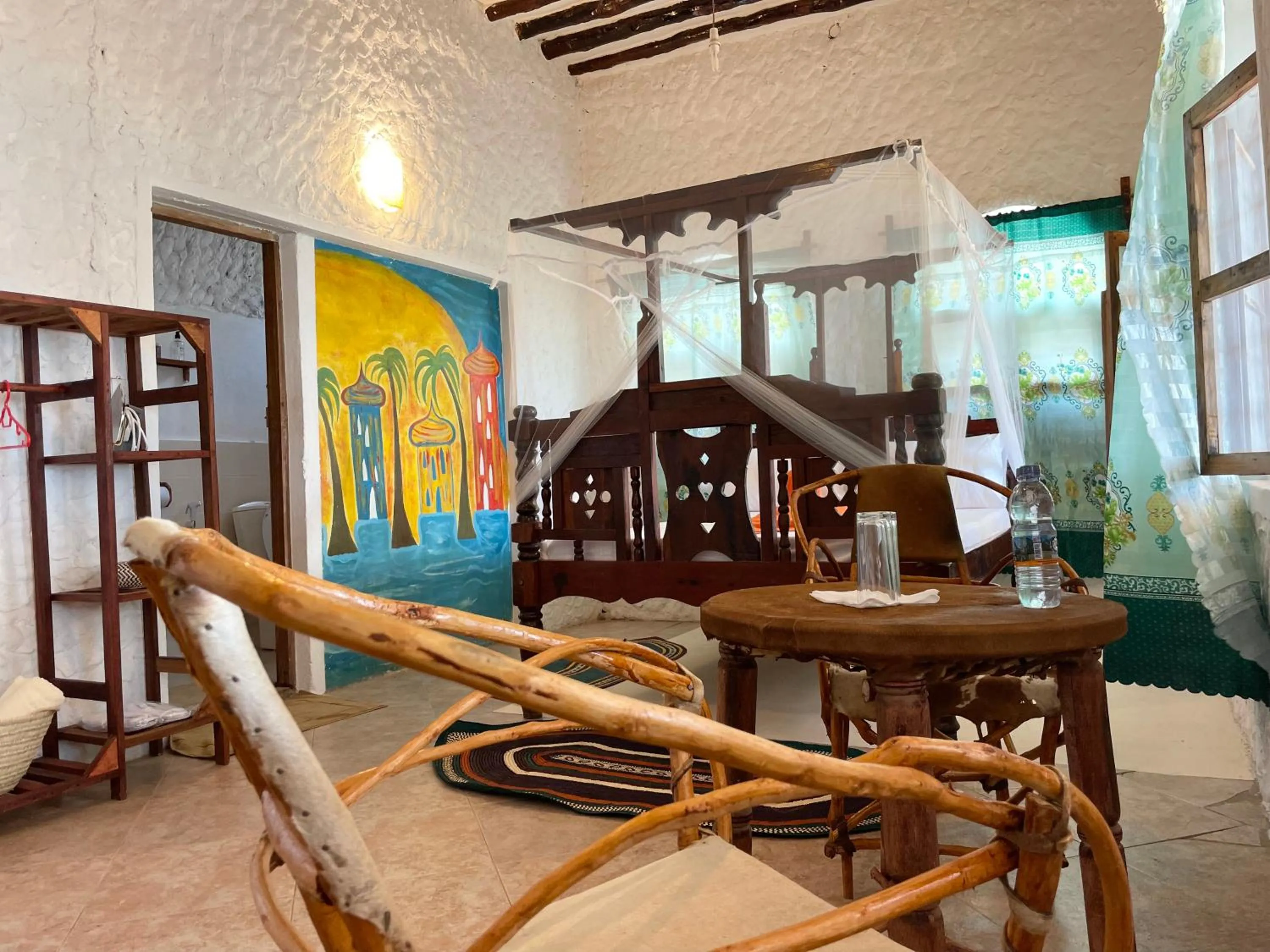 Seating area in HA Beach Hotel Zanzibar