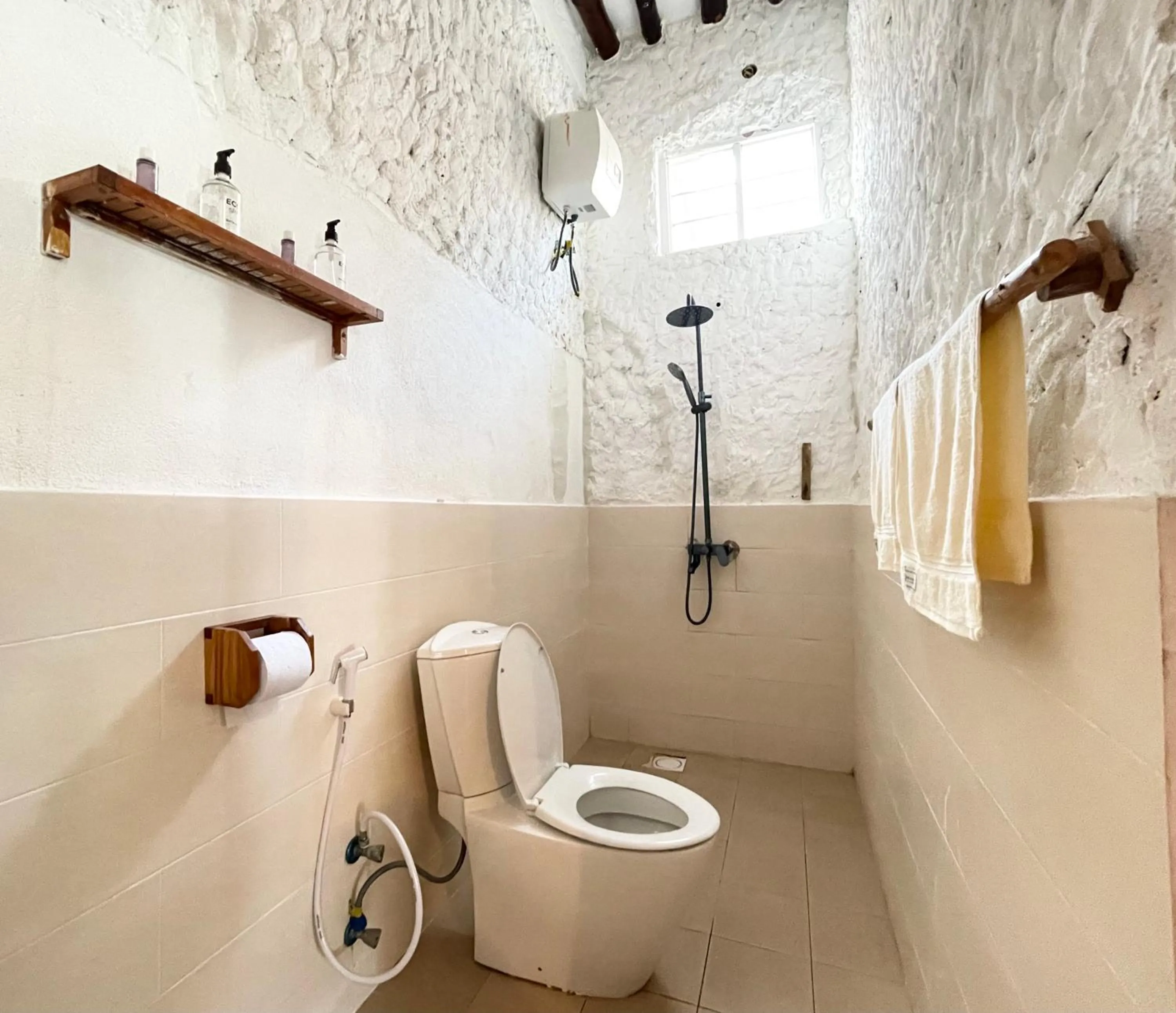 Toilet in HA Beach Hotel Zanzibar