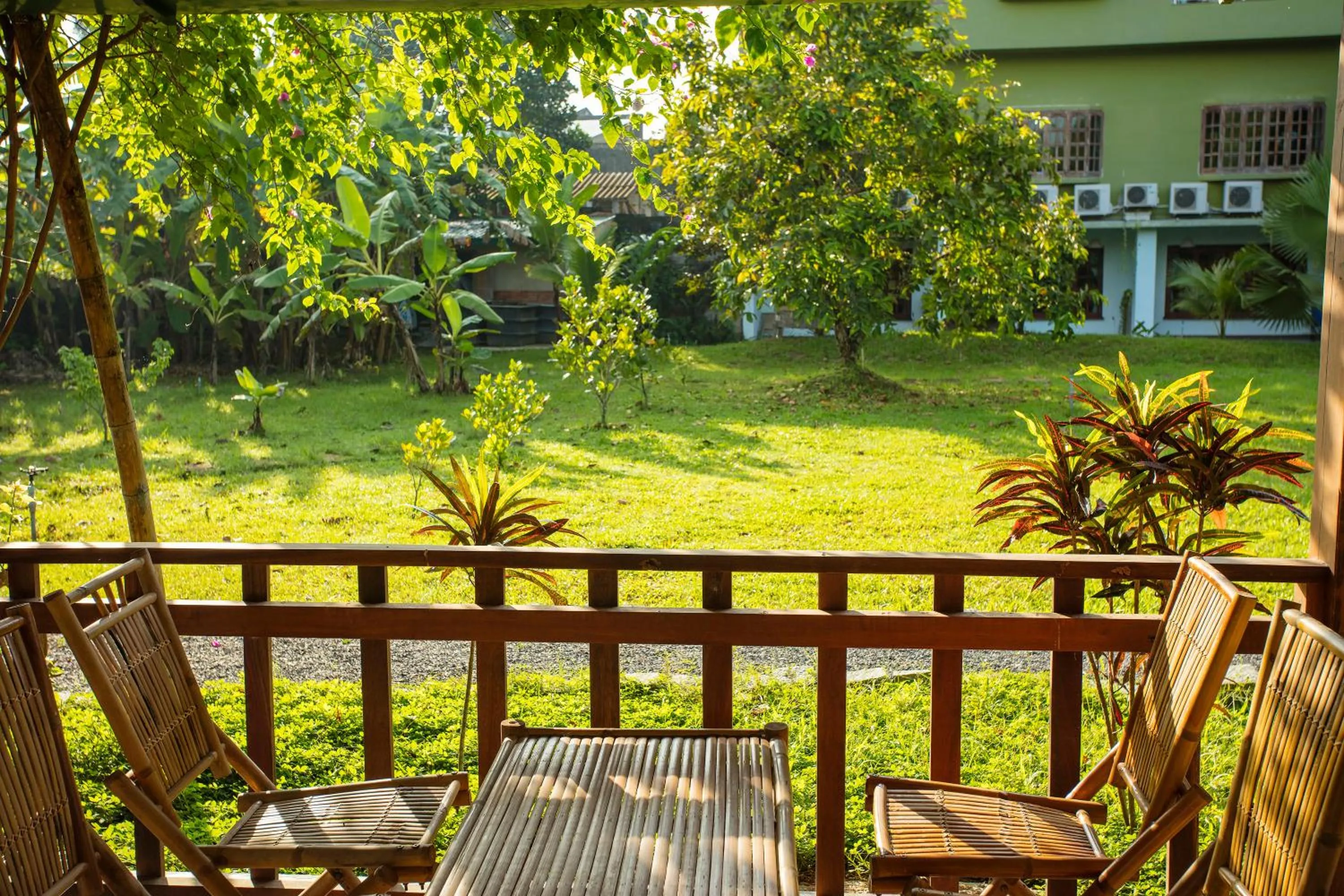 Garden view in Cat Tien Jungle Lodge