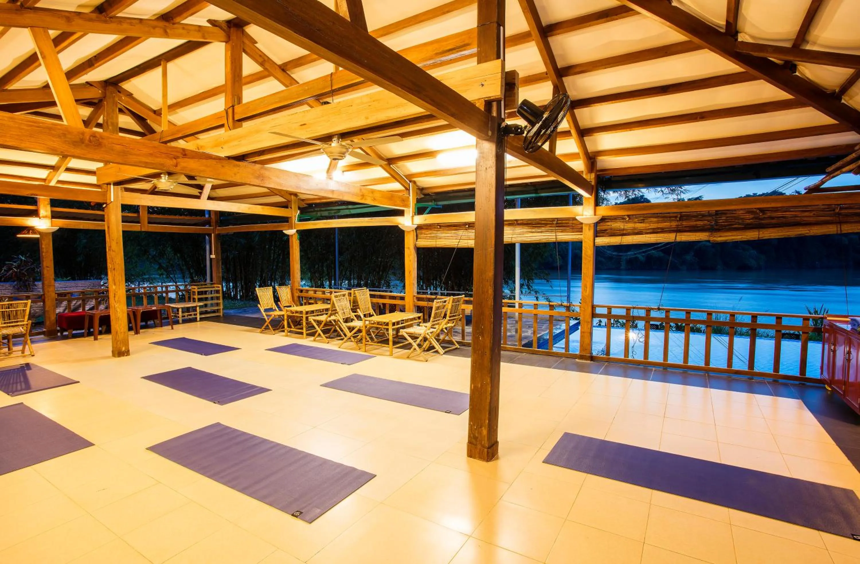 Balcony/Terrace in Cat Tien Jungle Lodge