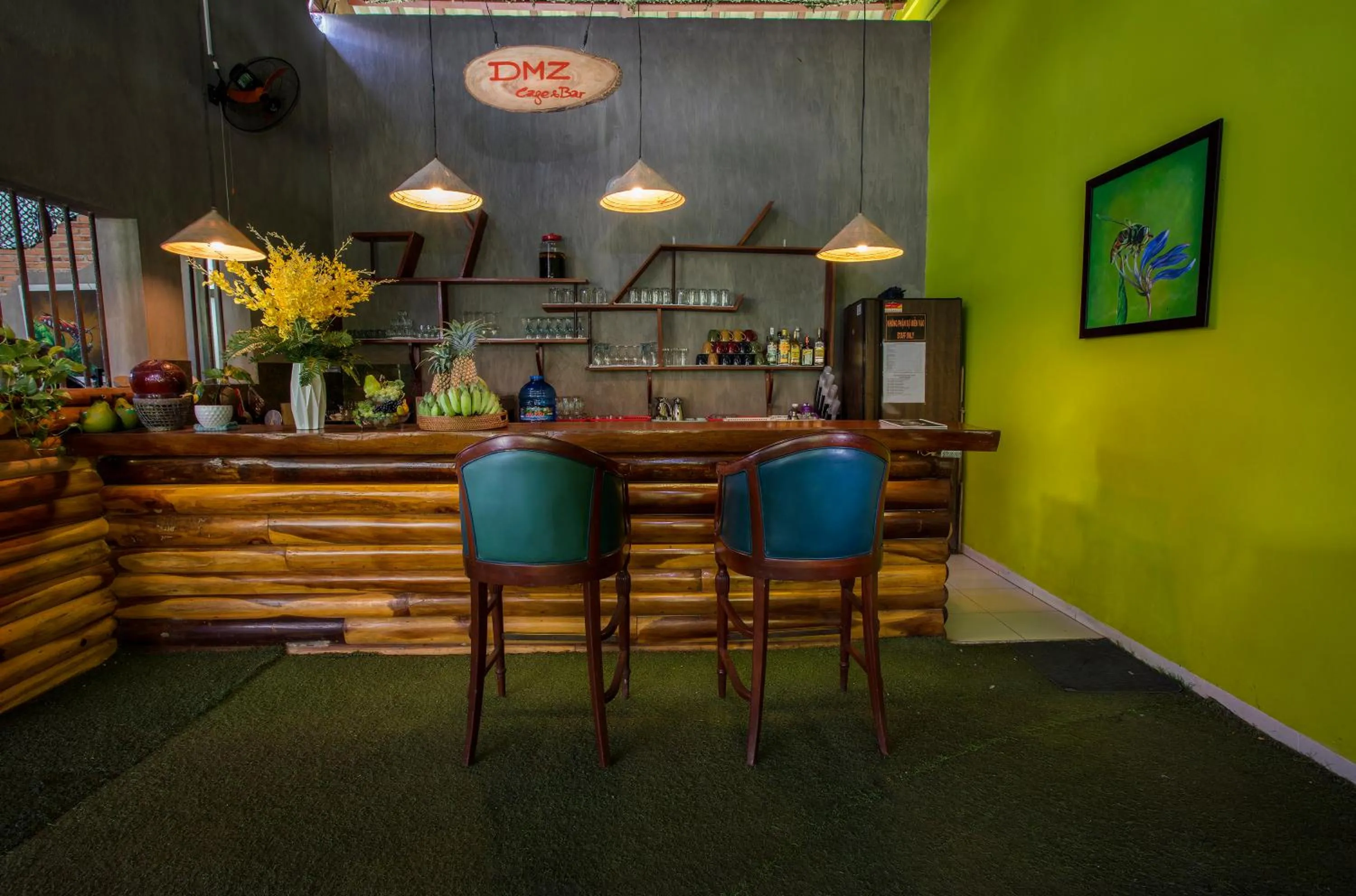 Lounge or bar in Cat Tien Jungle Lodge