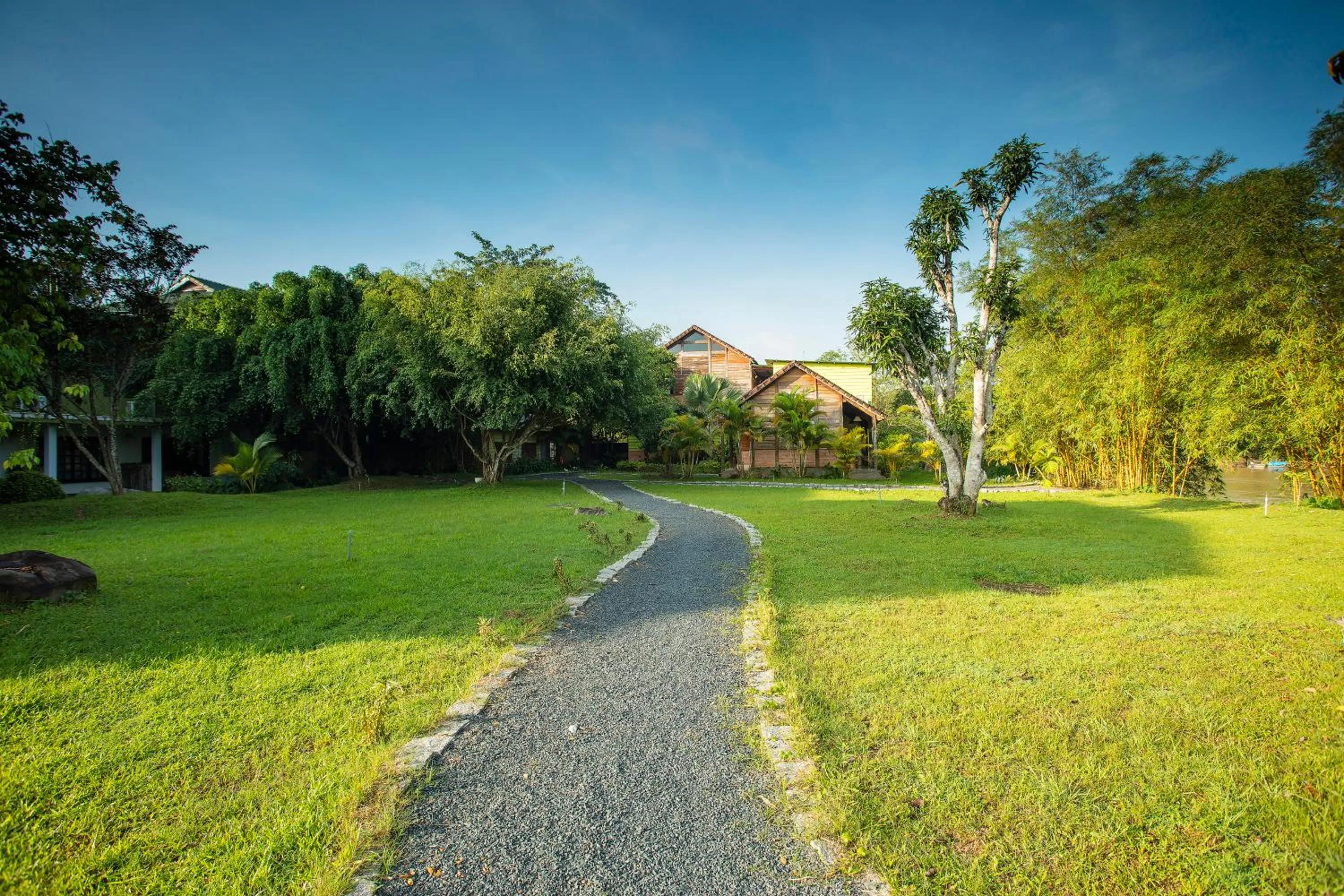 Garden in Cat Tien Jungle Lodge
