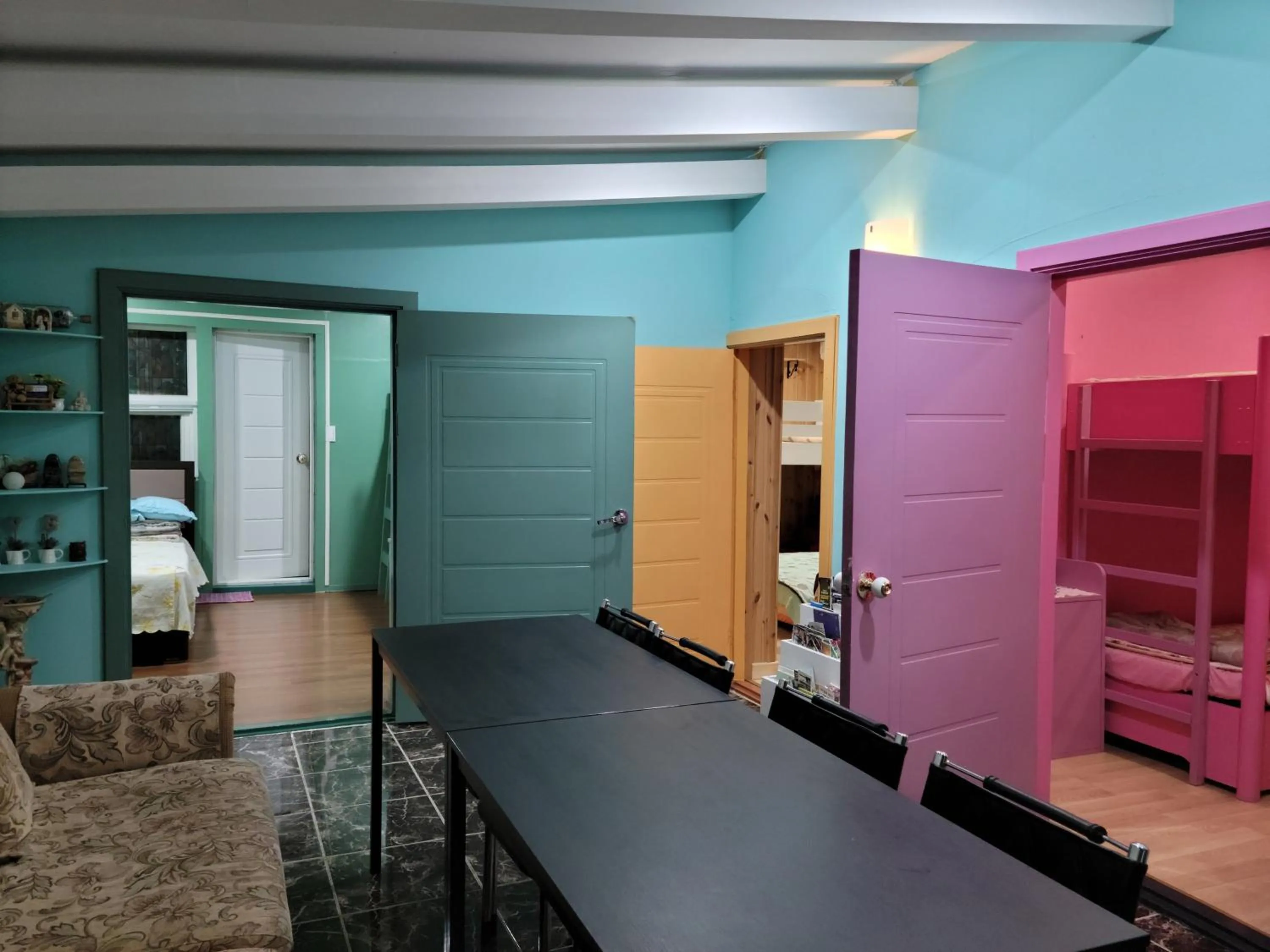 Living room in Jeju Vision House