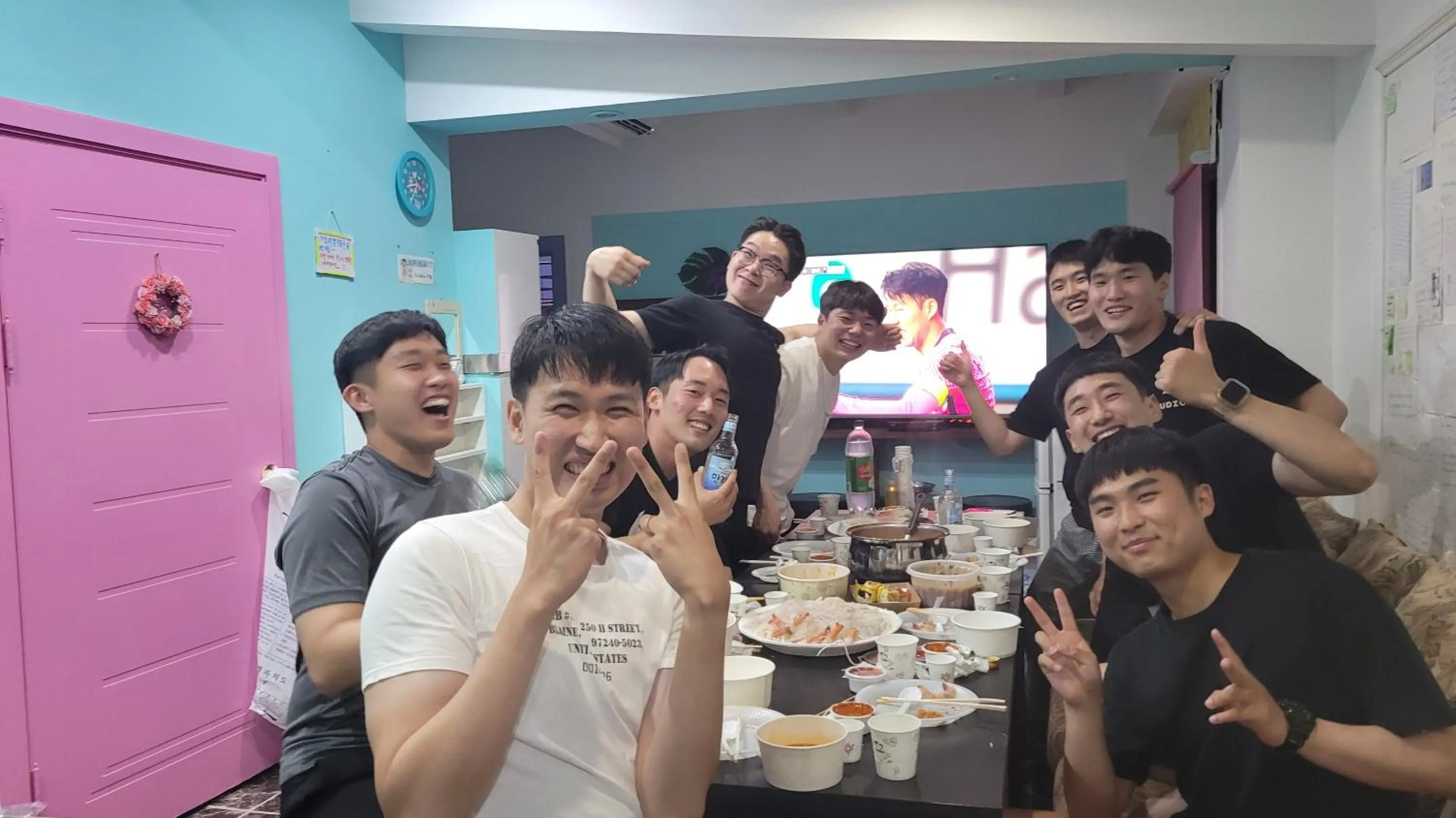 Living room in Jeju Vision House