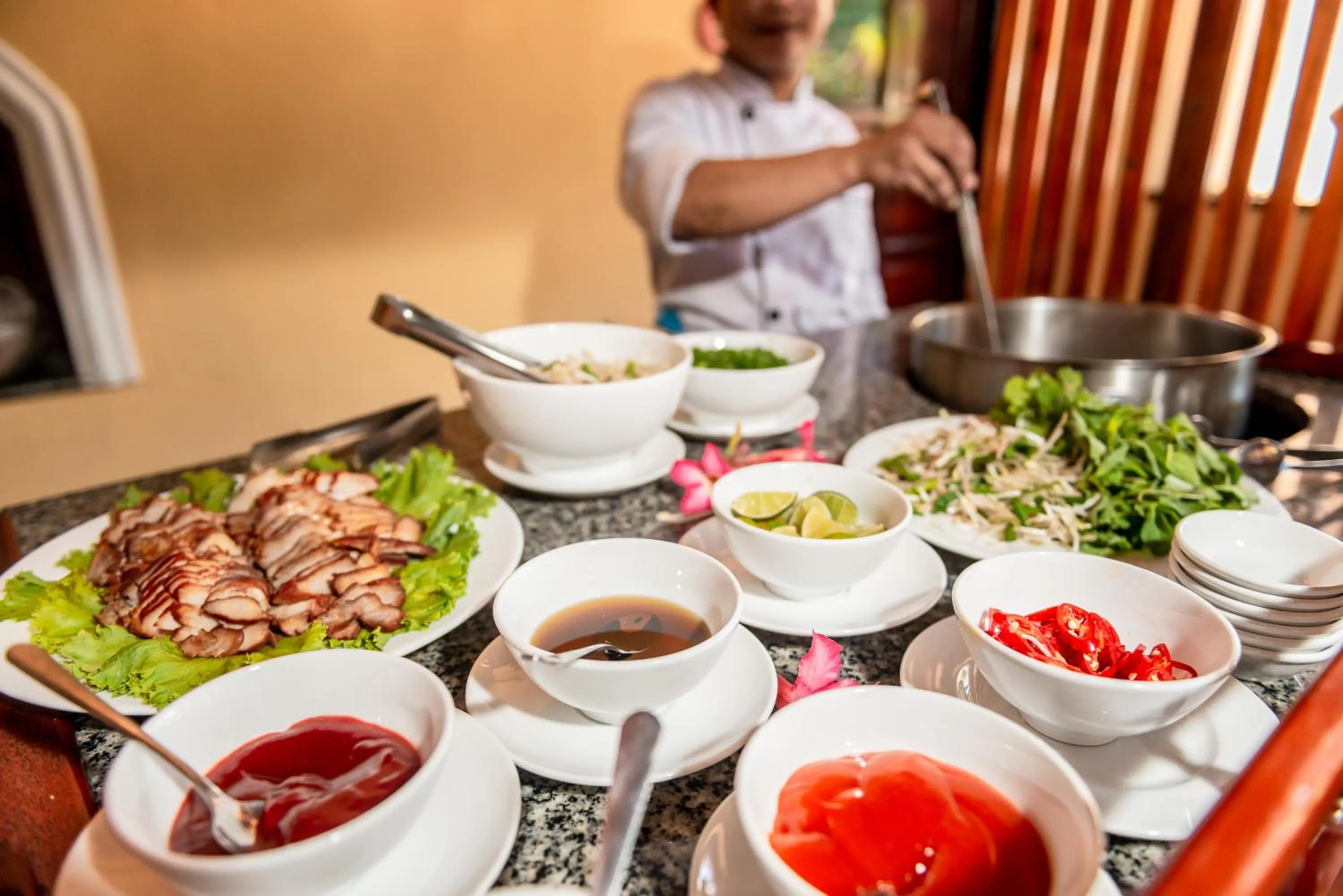 Breakfast in White Sand Resort Mui Ne