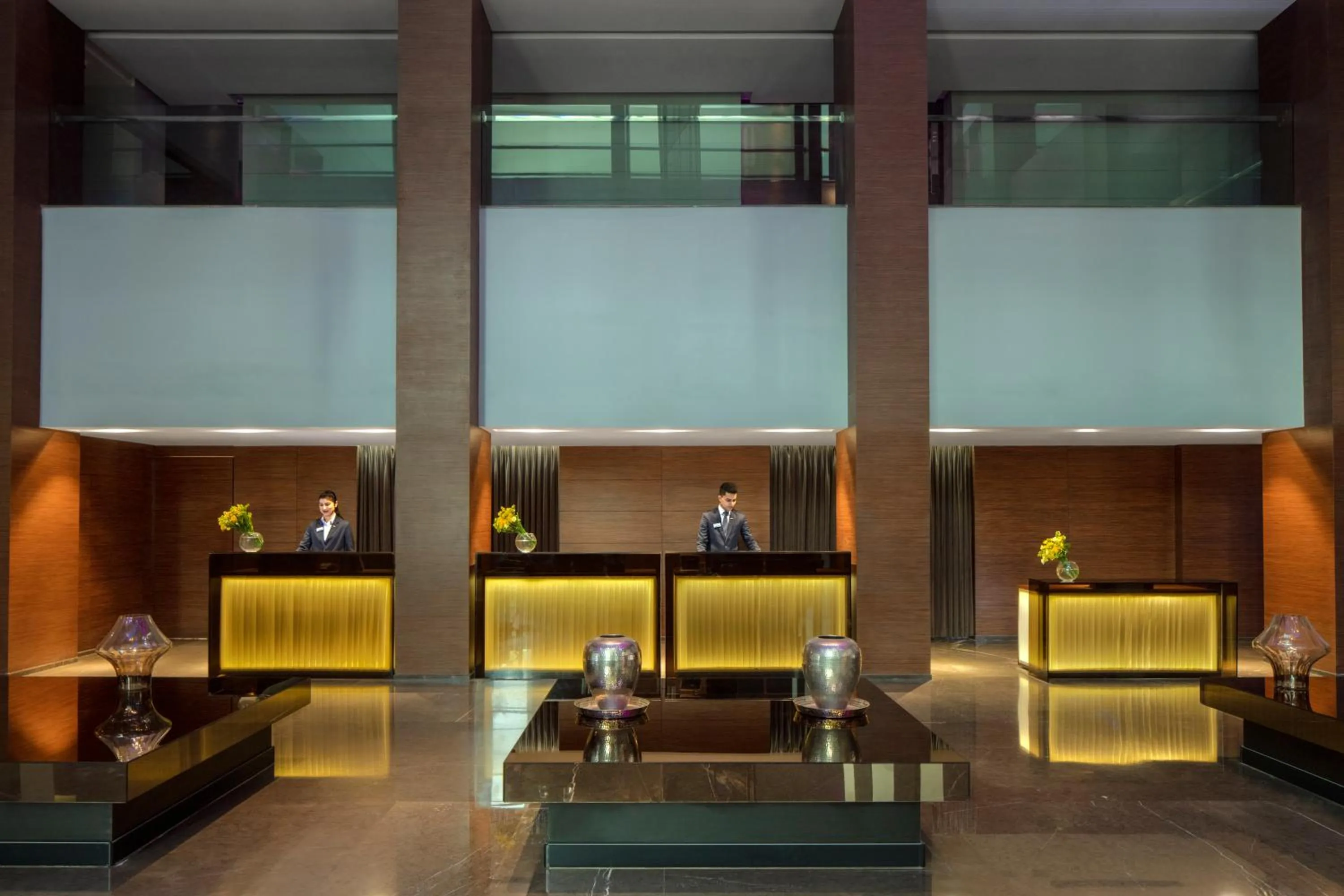 Seating area in Radisson Blu Atria Bengaluru