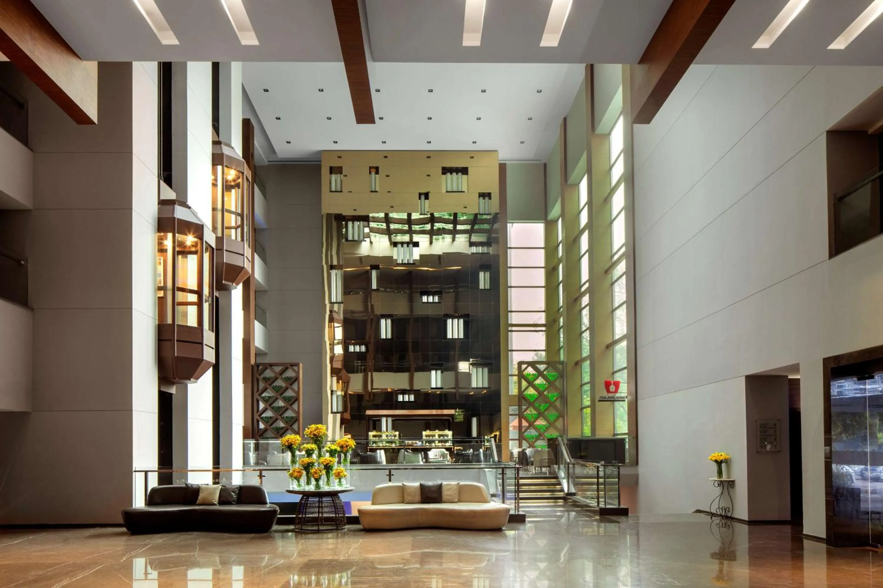 Lobby or reception in Radisson Blu Atria Bengaluru