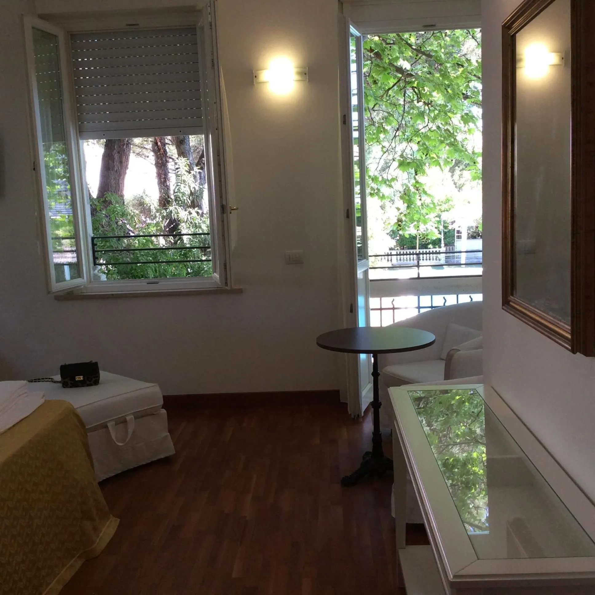 Garden view, Bed in Residenza Grand Hotel Riccione