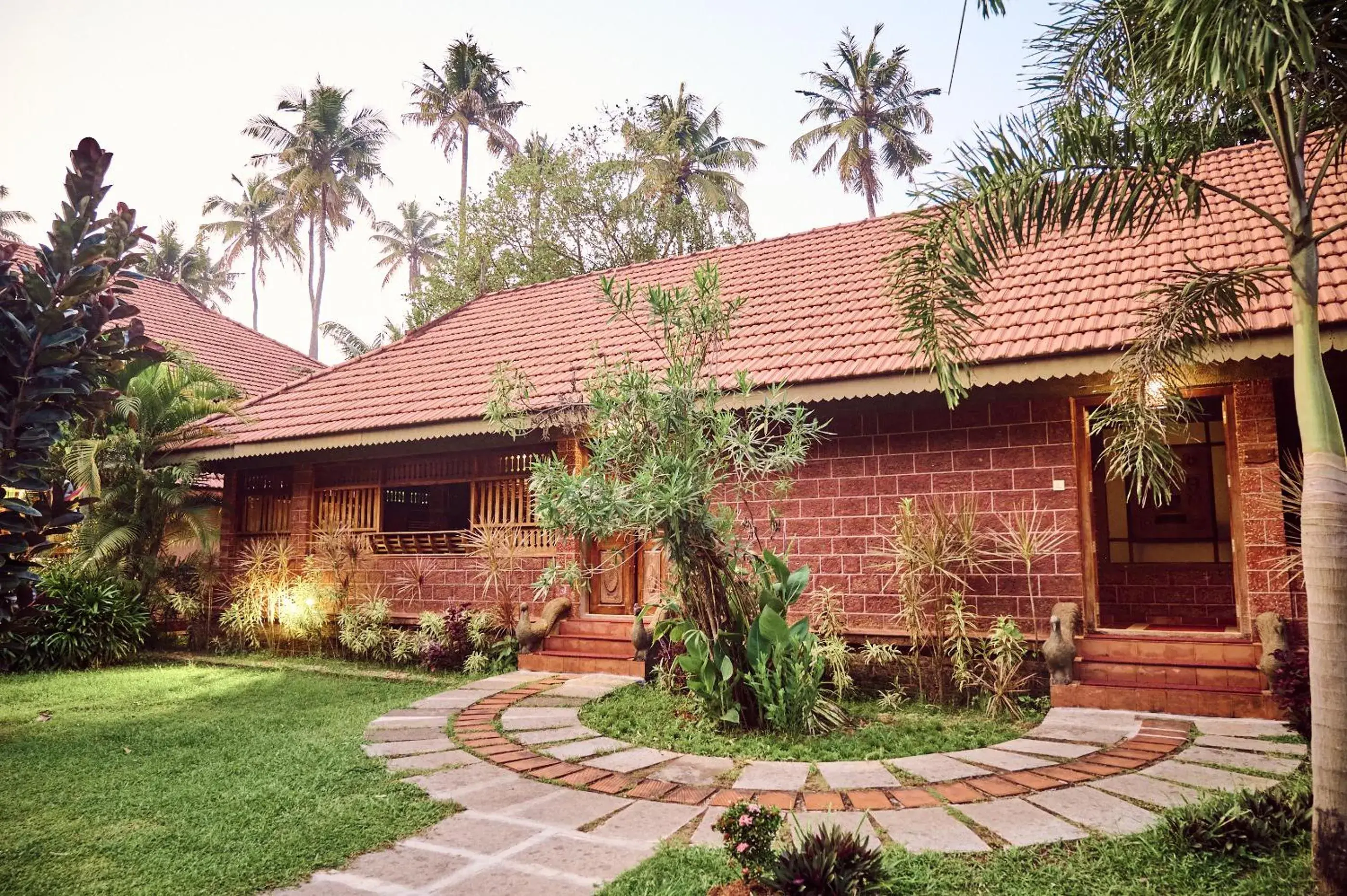 Deluxe Double or Twin Room with Garden View in Neelambari Ecotoursm Deluxe Double or Twin Room with Garden View in Neelambari Ecotoursm
