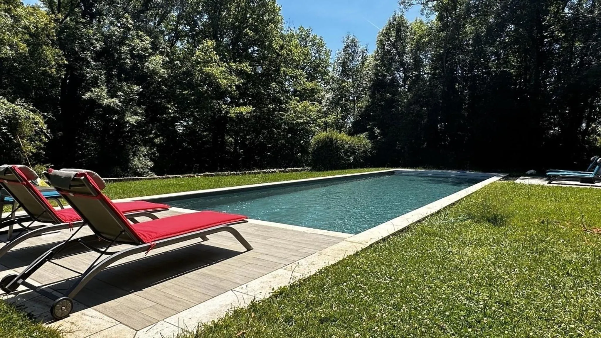 Swimming pool in Les Hauts de Sauliès - Chambre et Table d'Hôtes de charme