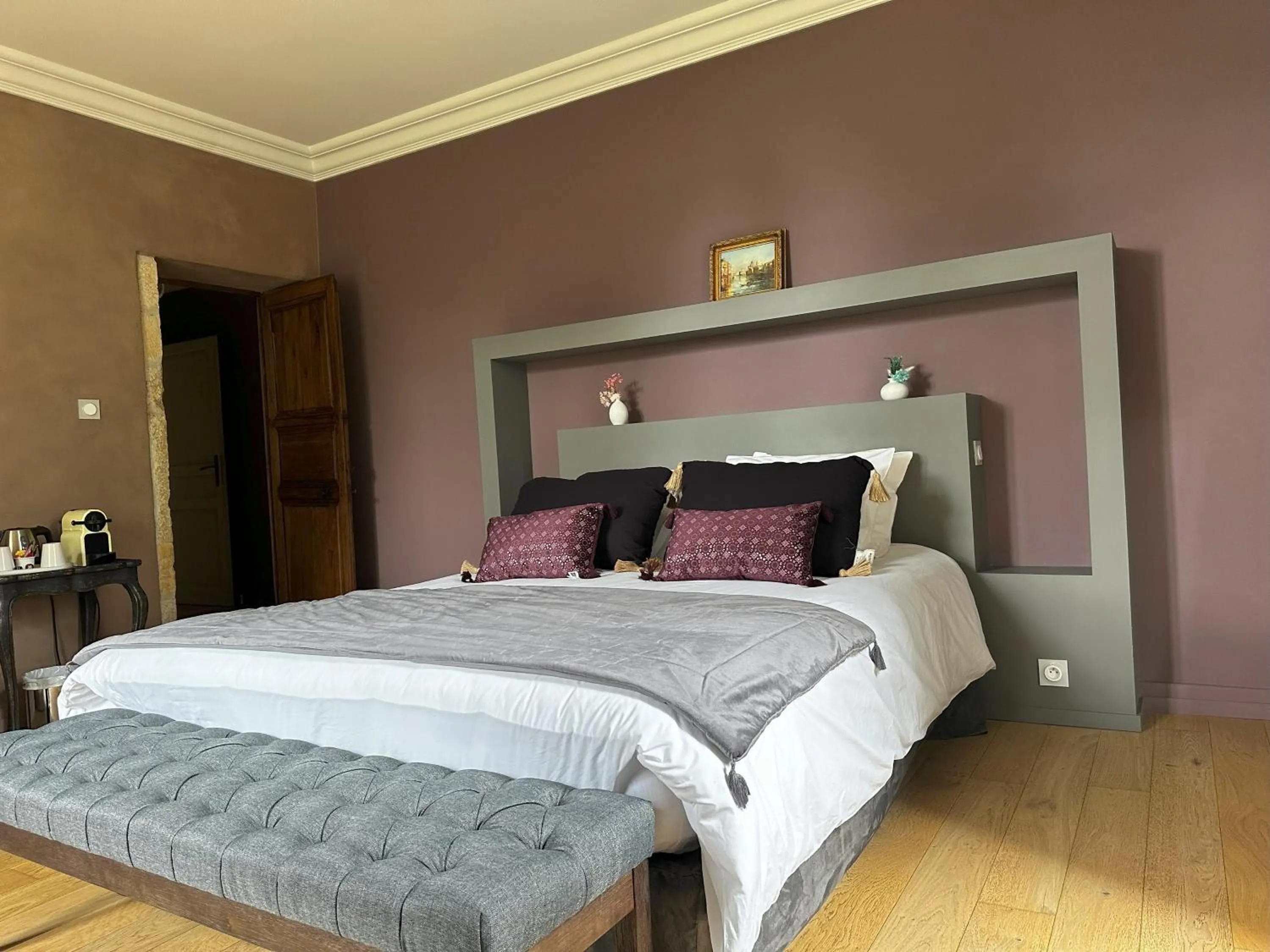 Bedroom, Bed in Les Hauts de Sauliès - Chambre et Table d'Hôtes de charme