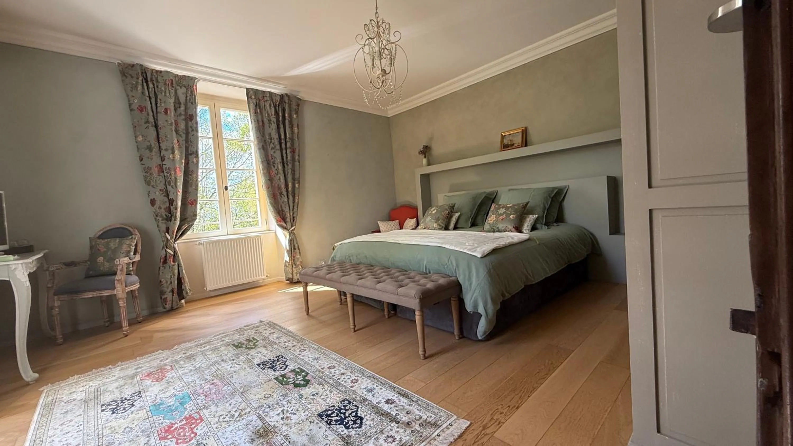 Bedroom, Bed in Les Hauts de Sauliès - Chambre et Table d'Hôtes de charme