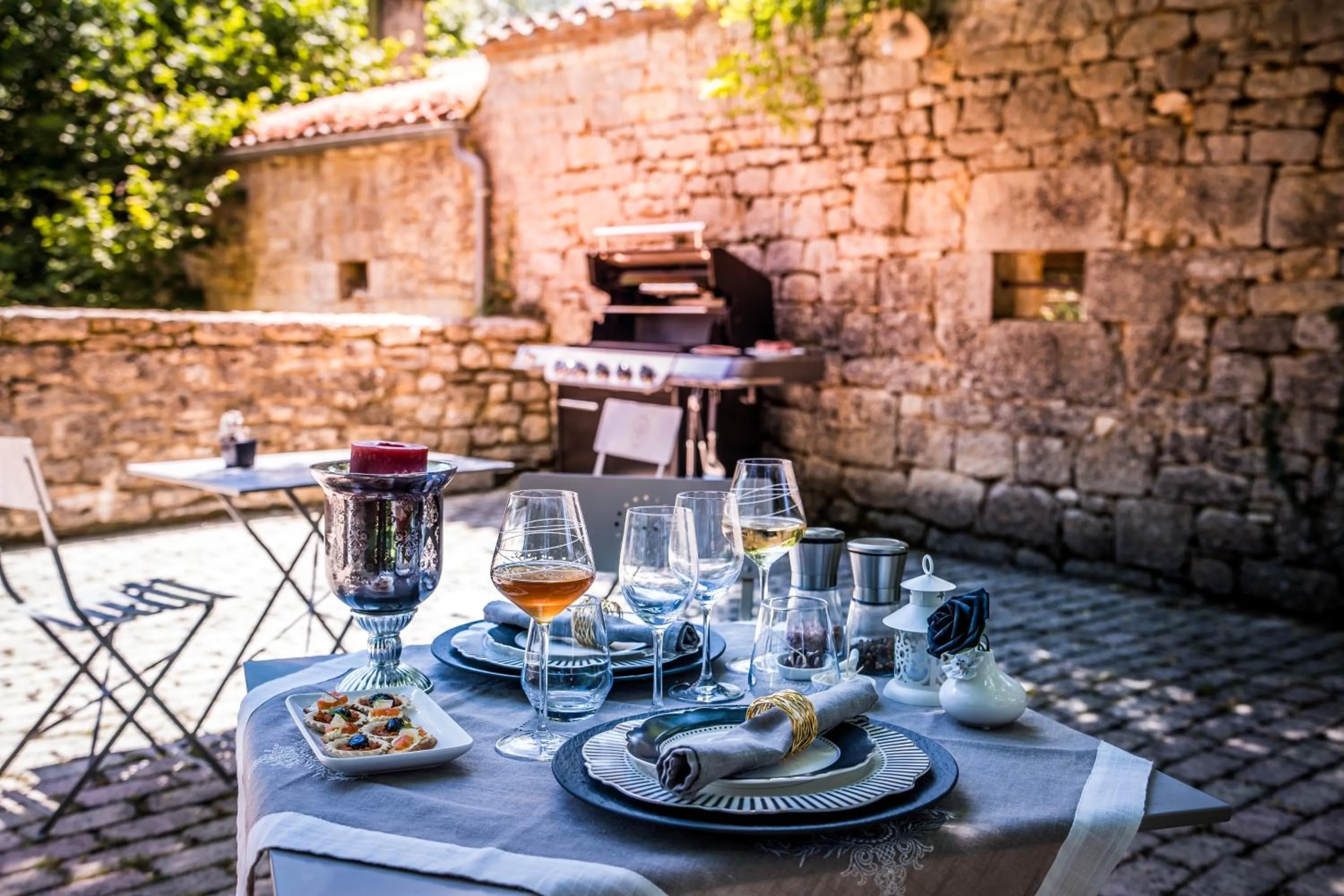 Dinner in Les Hauts de Sauliès - Chambre et Table d'Hôtes de charme