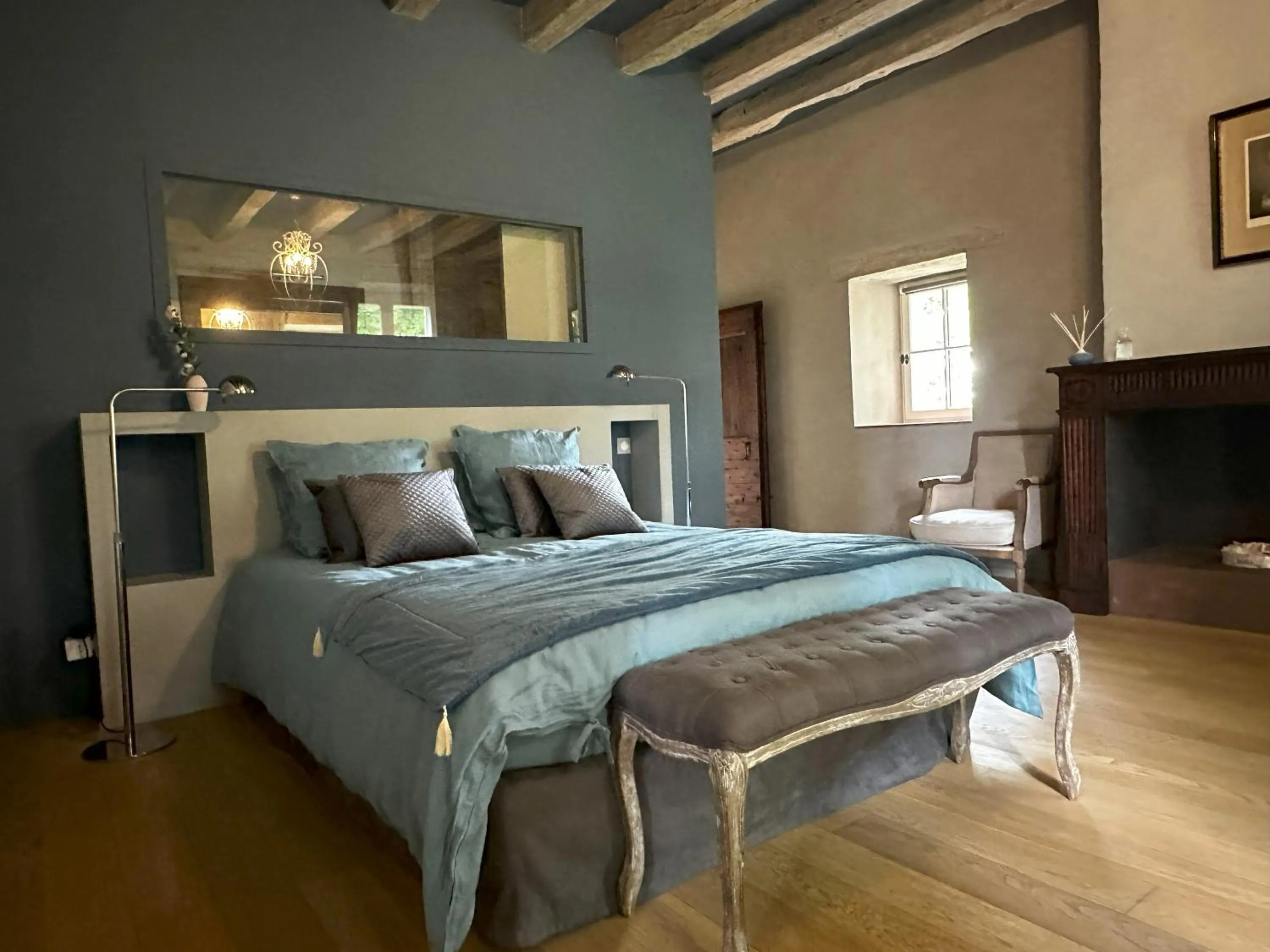 Bedroom, Bed in Les Hauts de Sauliès - Chambre et Table d'Hôtes de charme
