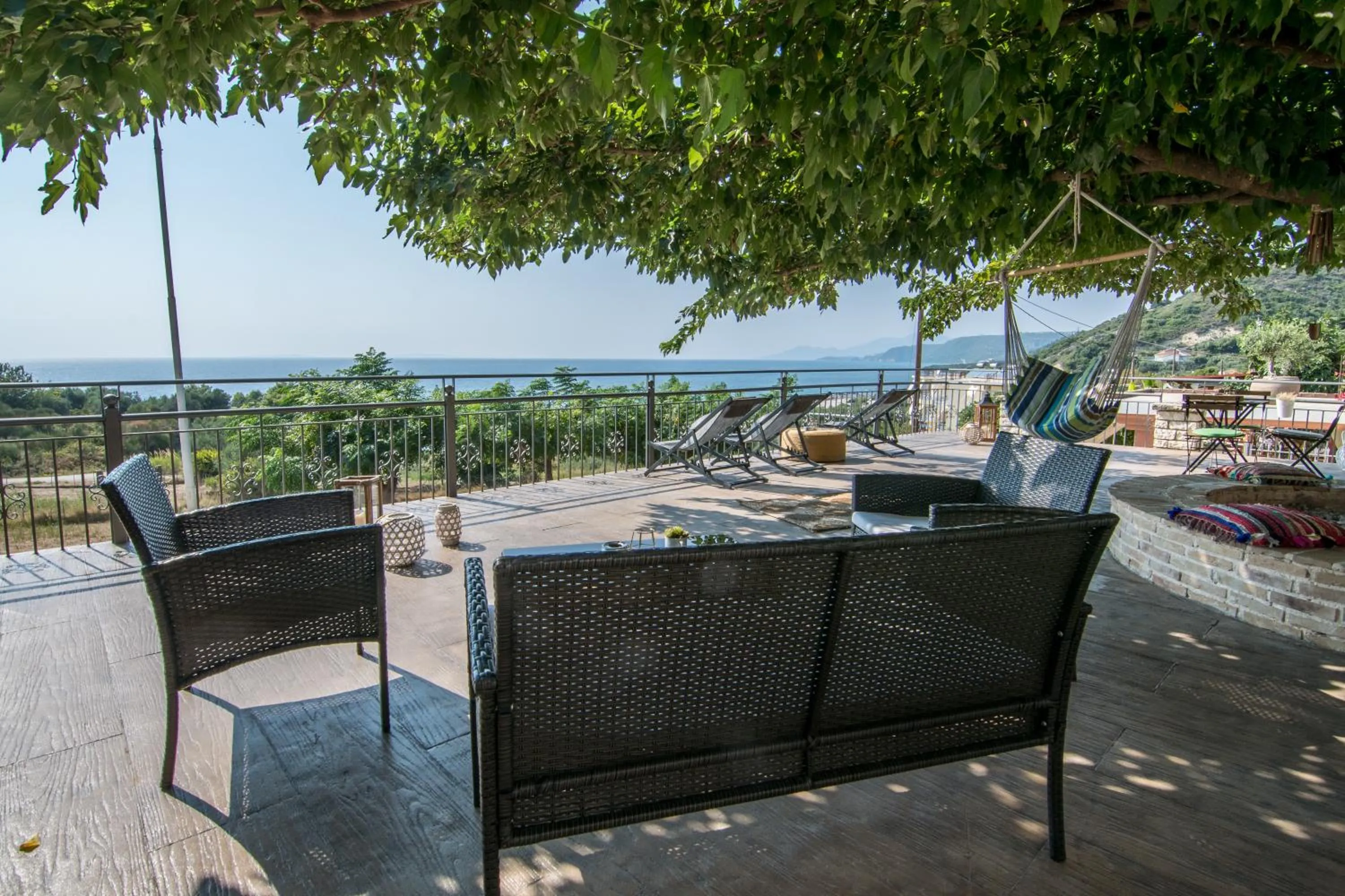 Balcony/Terrace in Hotel Agios Thomas