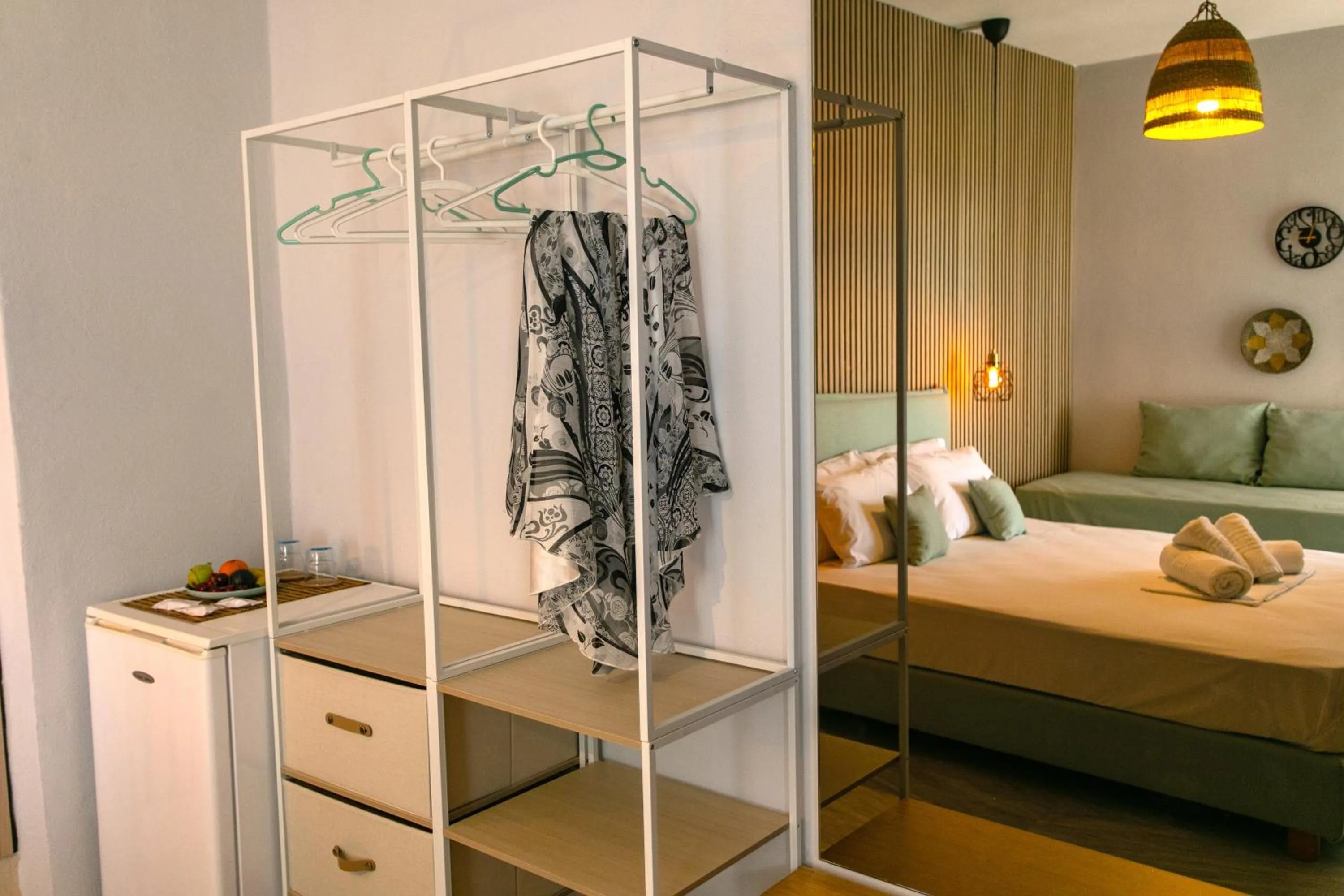 Bed in Hotel Agios Thomas