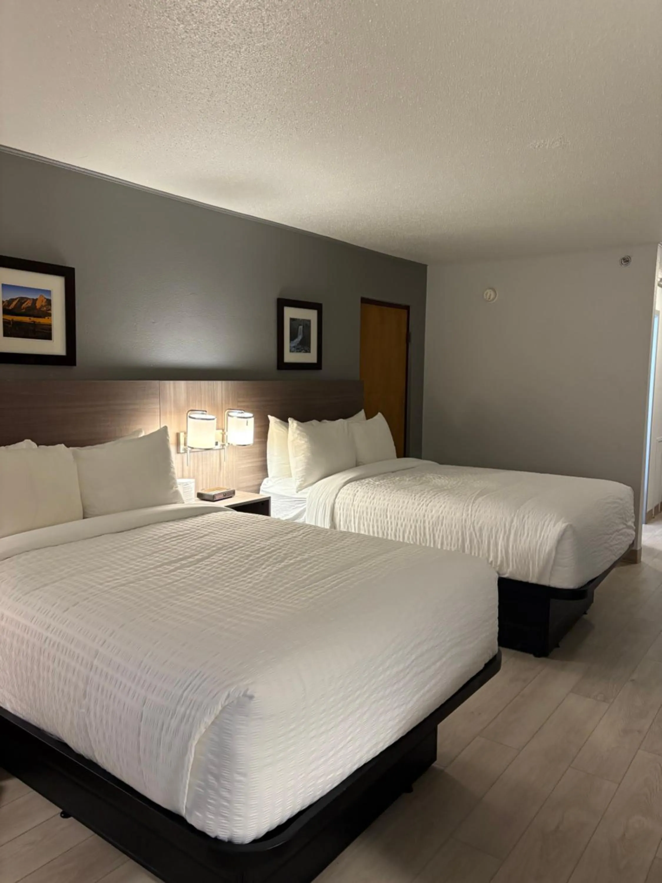 Bed in Clarion Inn & Suites and Convention Center