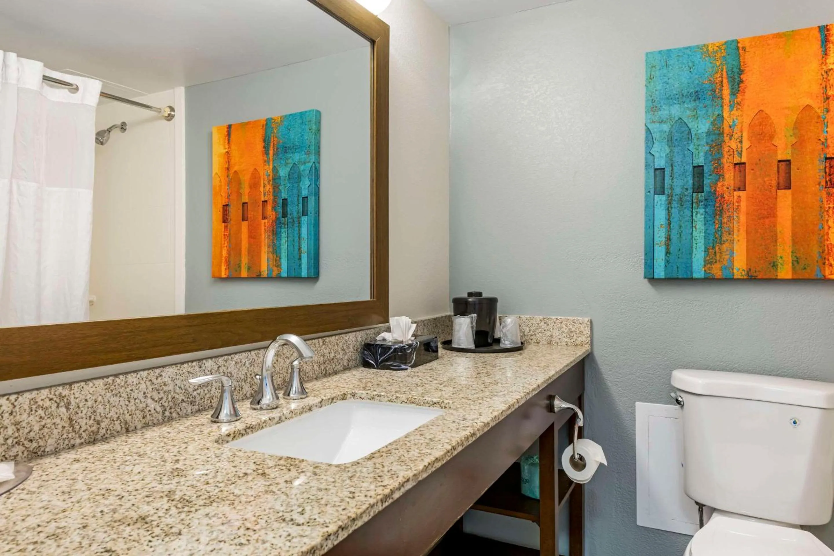 Bathroom in MainStay Suites MSP Airport - Mall of America