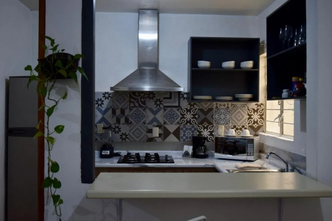 Kitchen or kitchenette in Casa Miranda Morelos