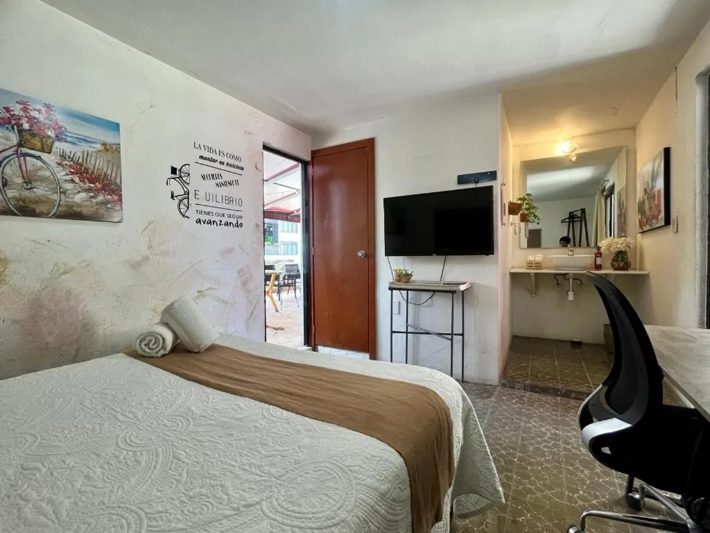 Bed in Casa Miranda Morelos