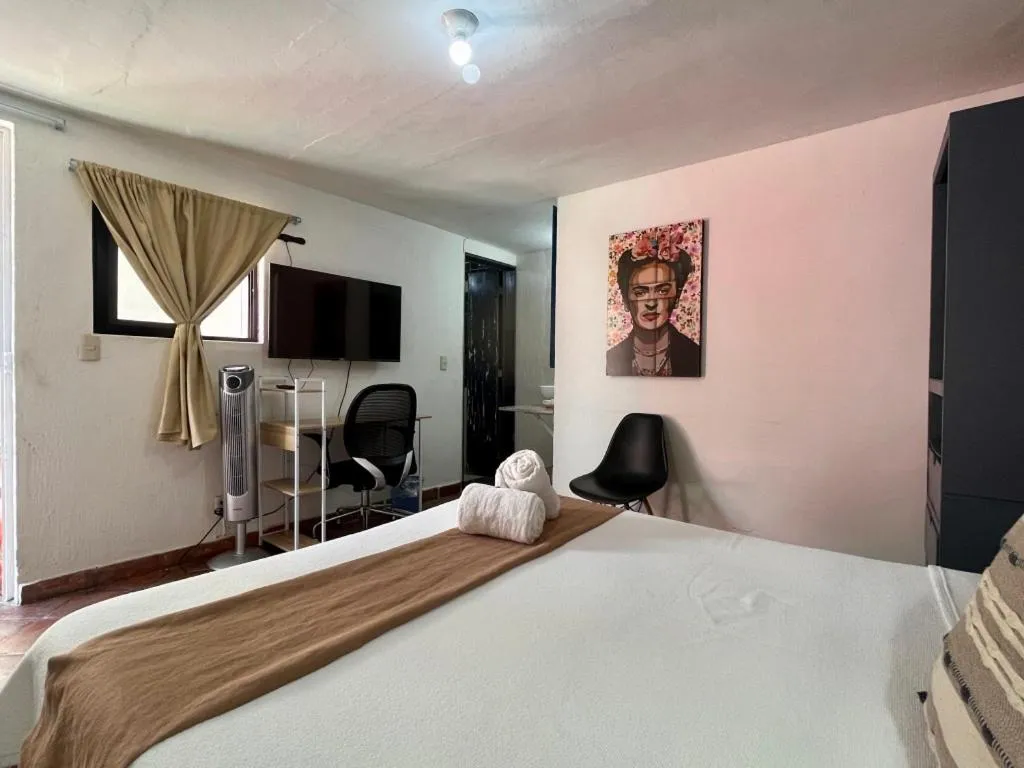 Bed in Casa Miranda Morelos