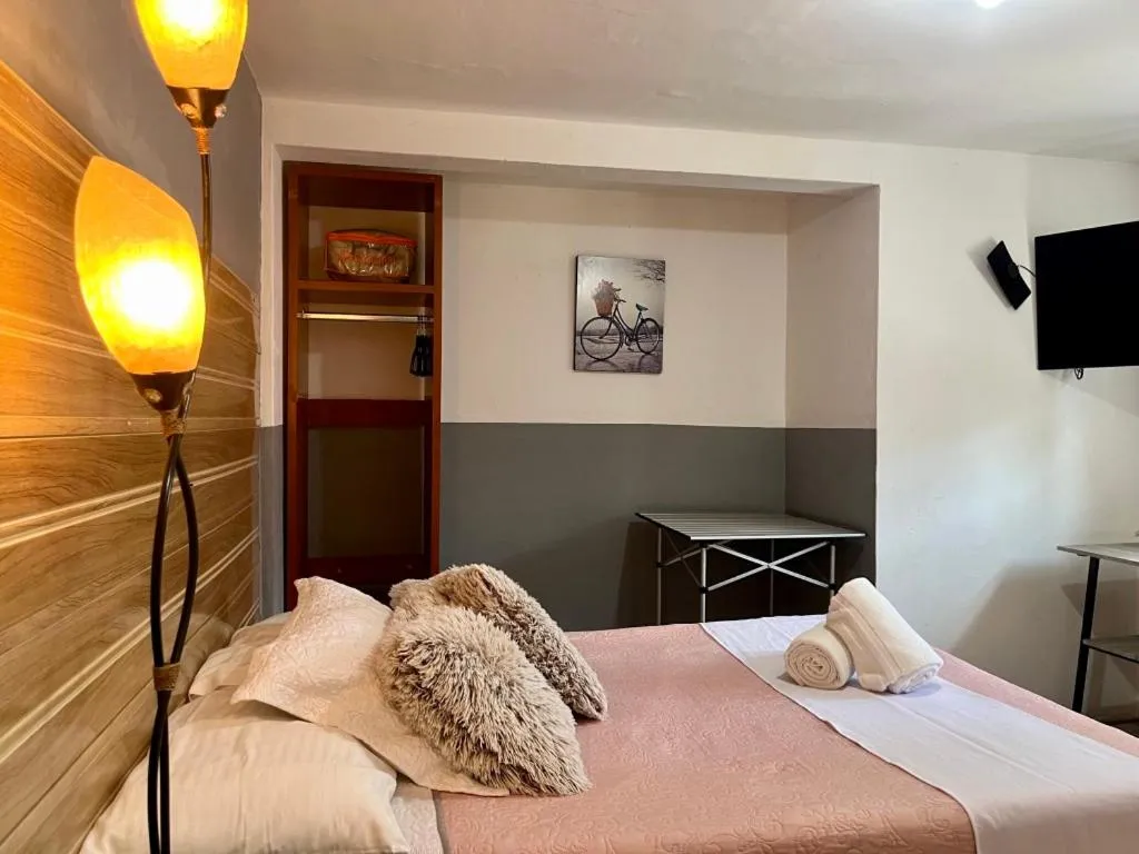 Bed in Casa Miranda Morelos