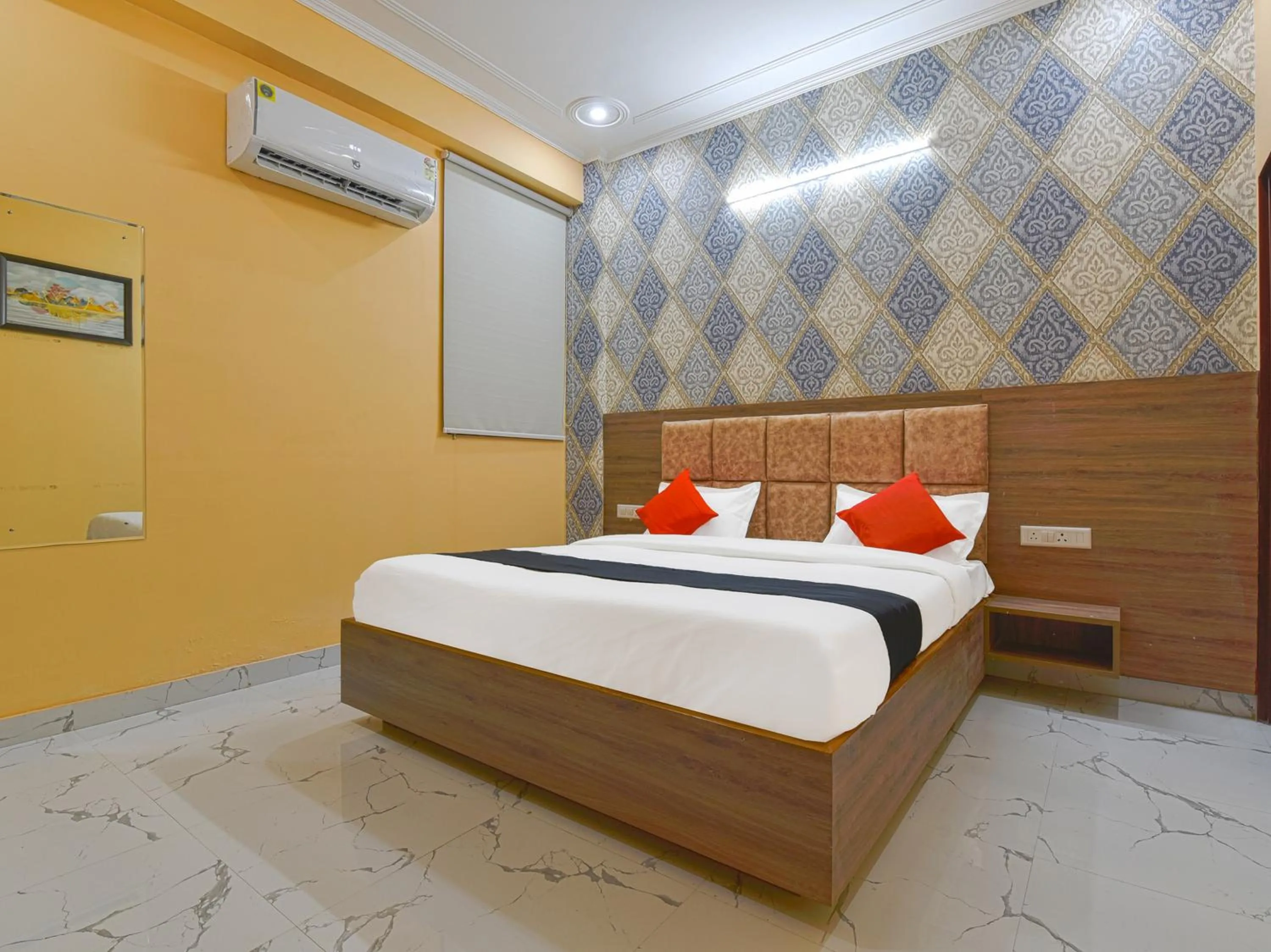 Bed in Hotel Vibha Palace