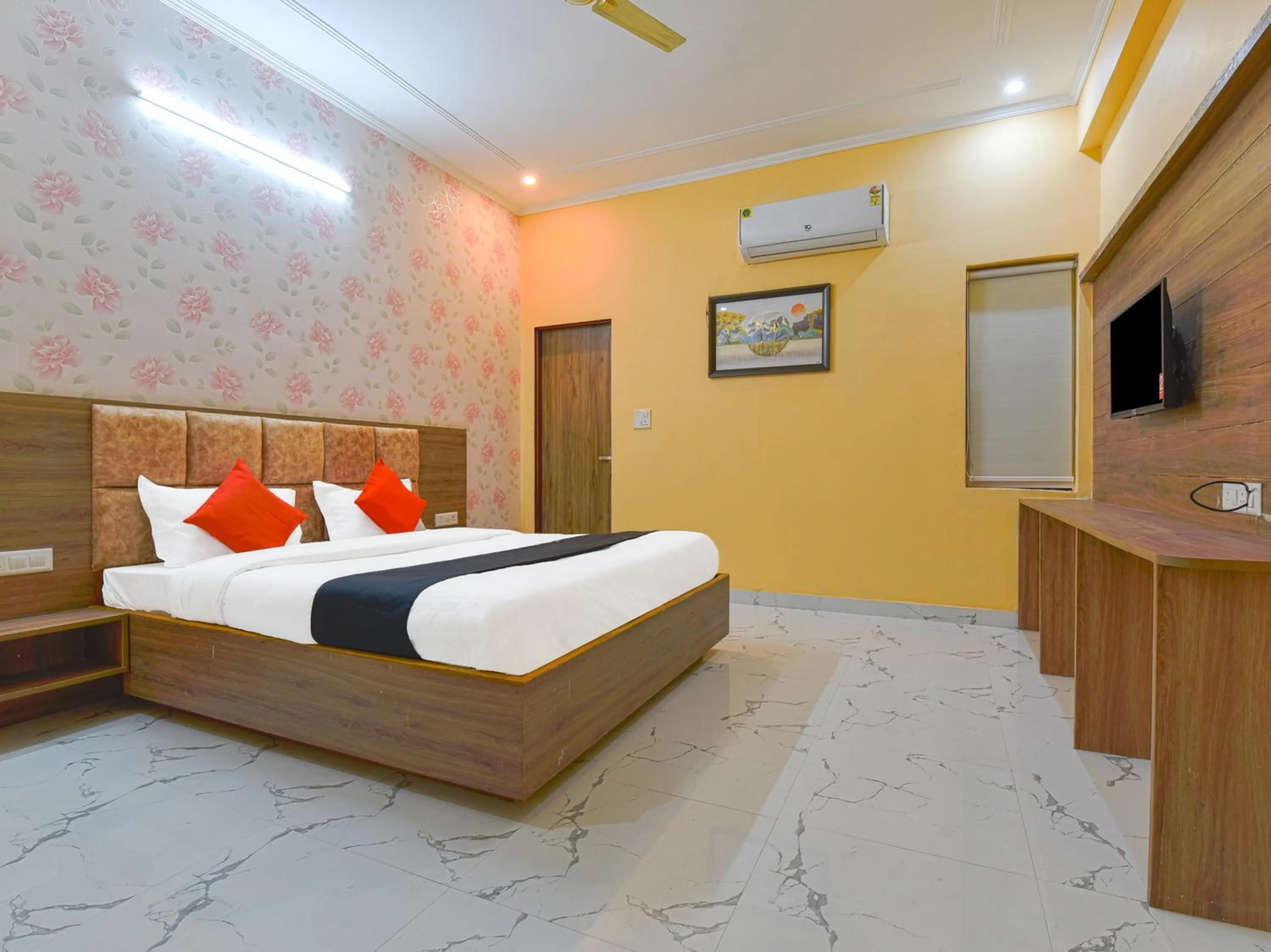Bed in Hotel Vibha Palace