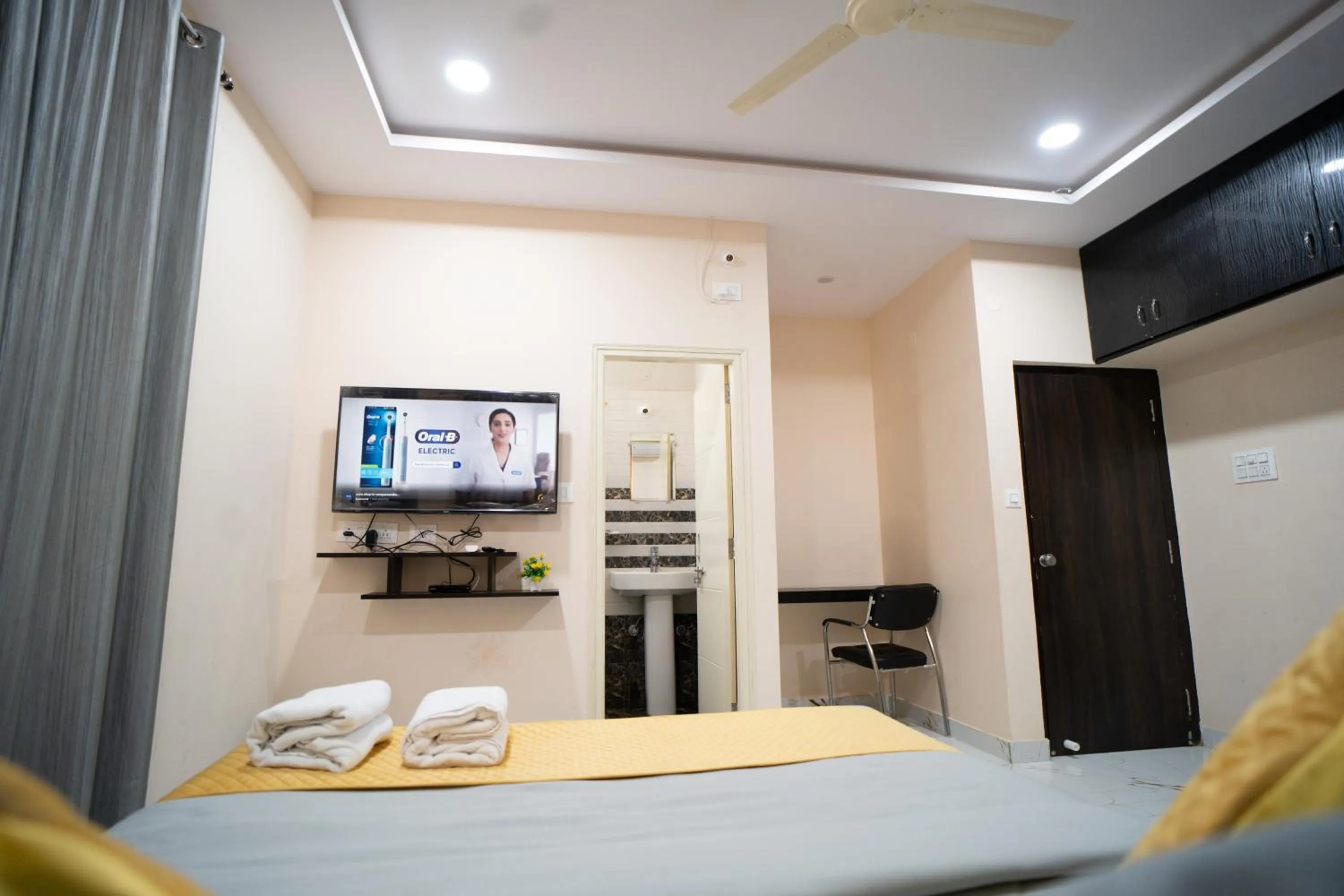 Bed in Yellow Bells Gachibowli