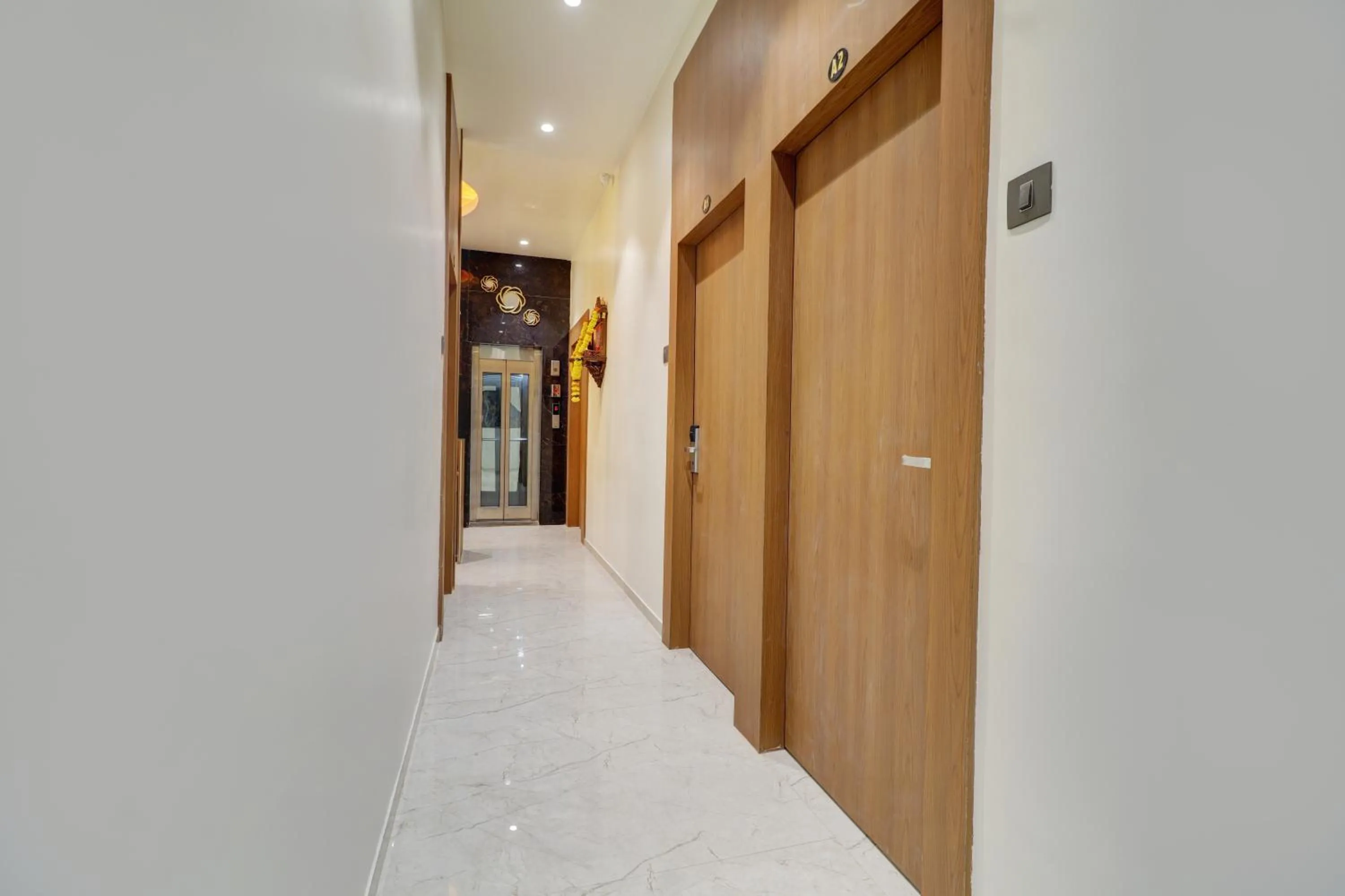 Lobby or reception in Radhe Residency
