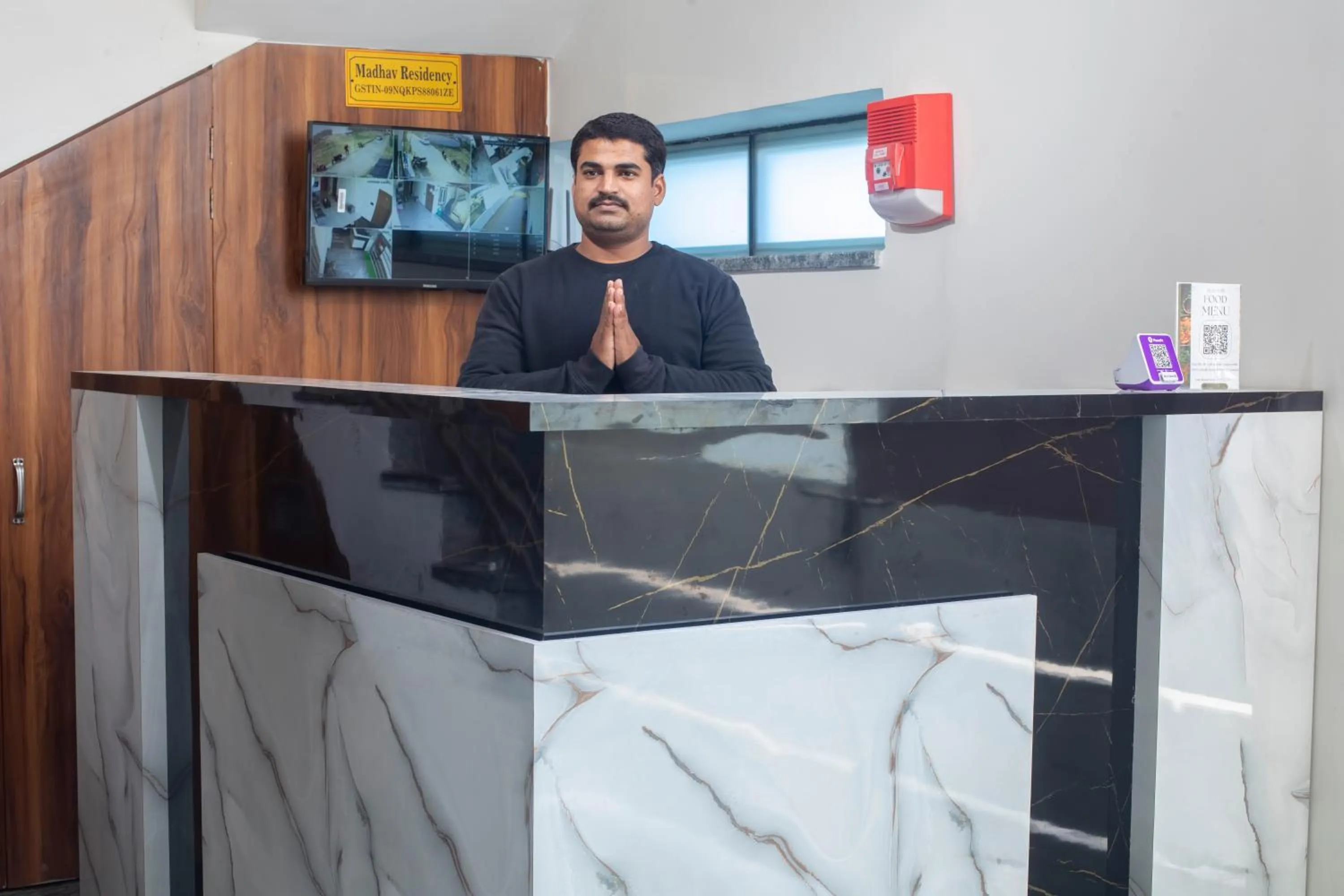 Lobby or reception in Madhav Residency