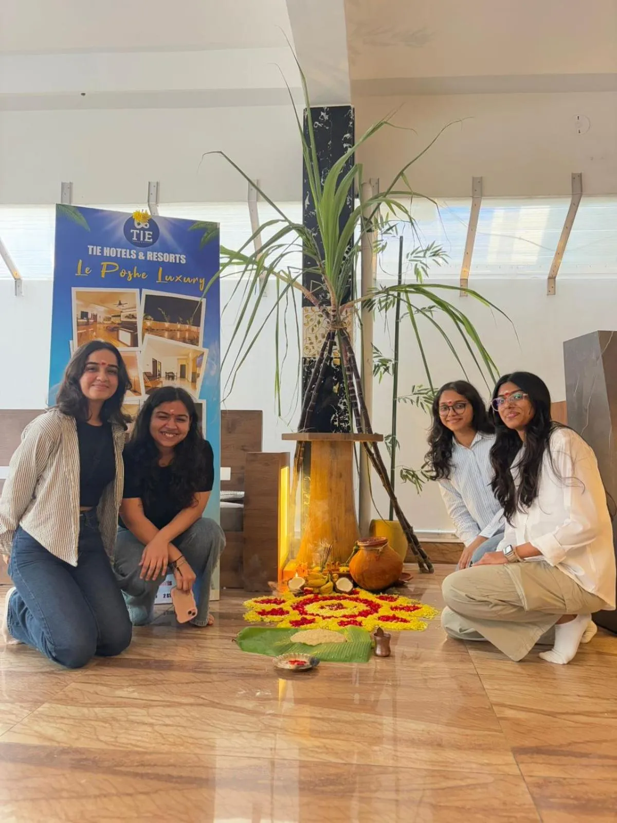 group of guests in Le Poshe Luxury - TIE