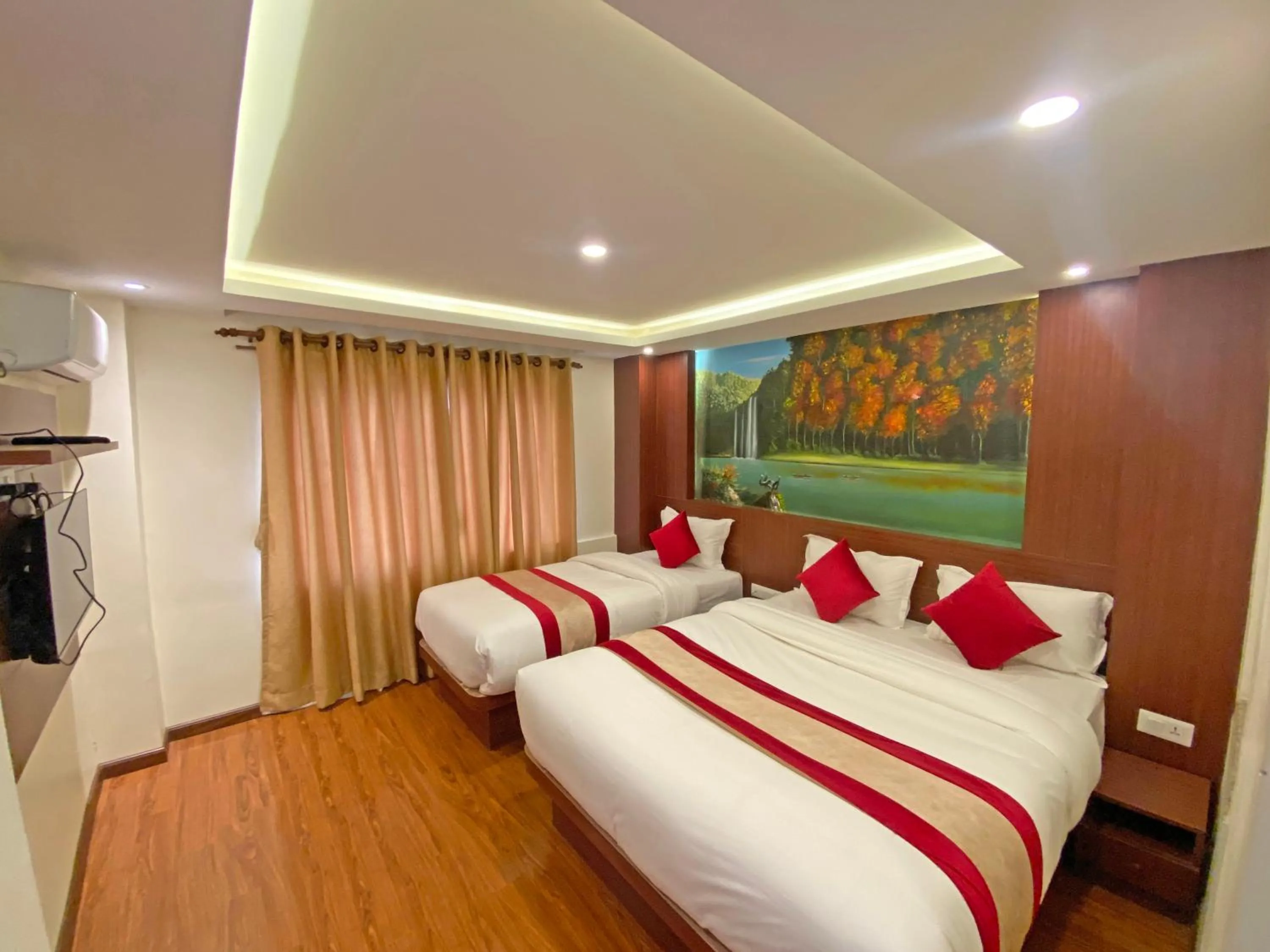 Bed in Hotel Dipjyoti