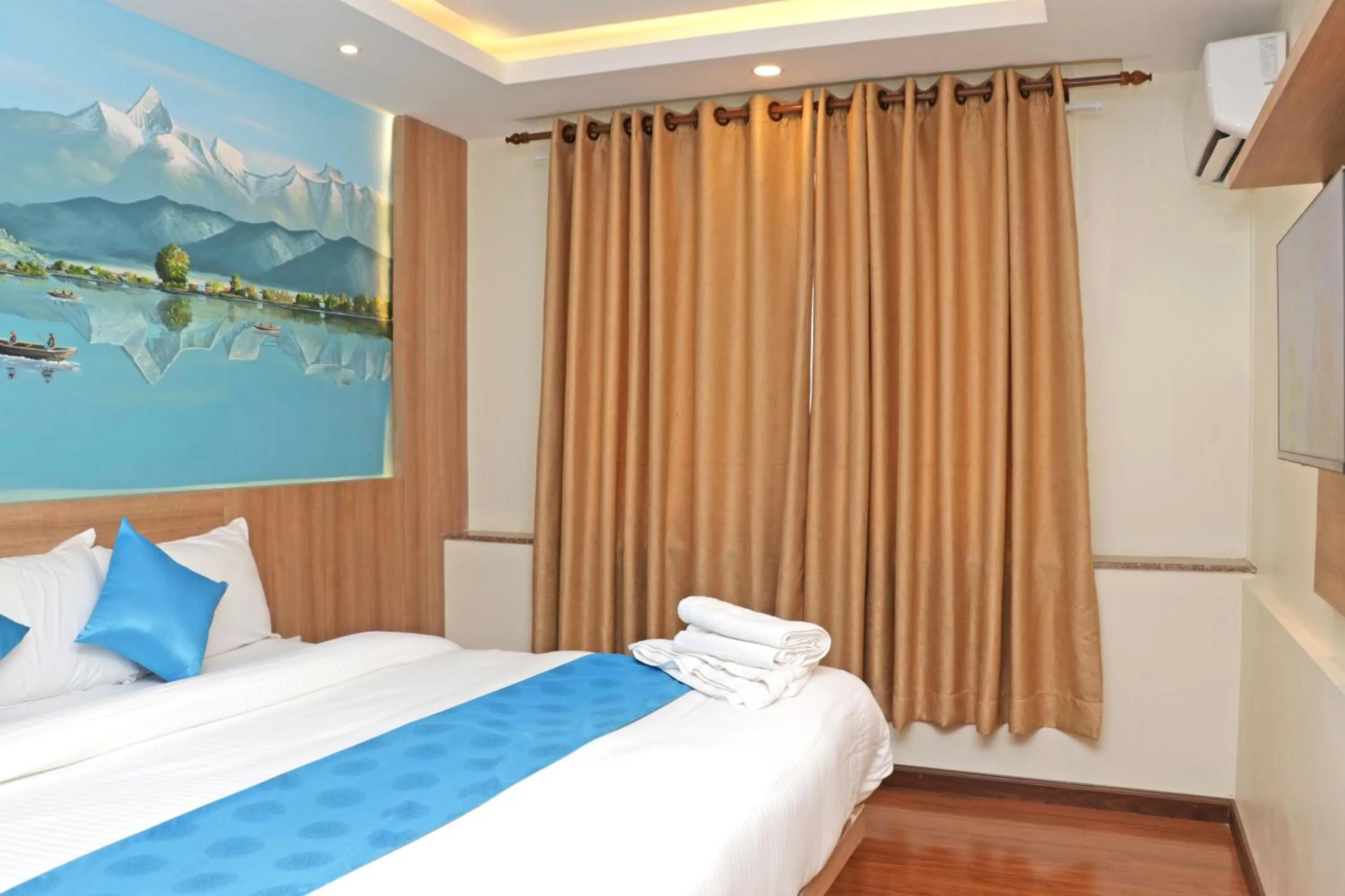 Bed in Hotel Dipjyoti