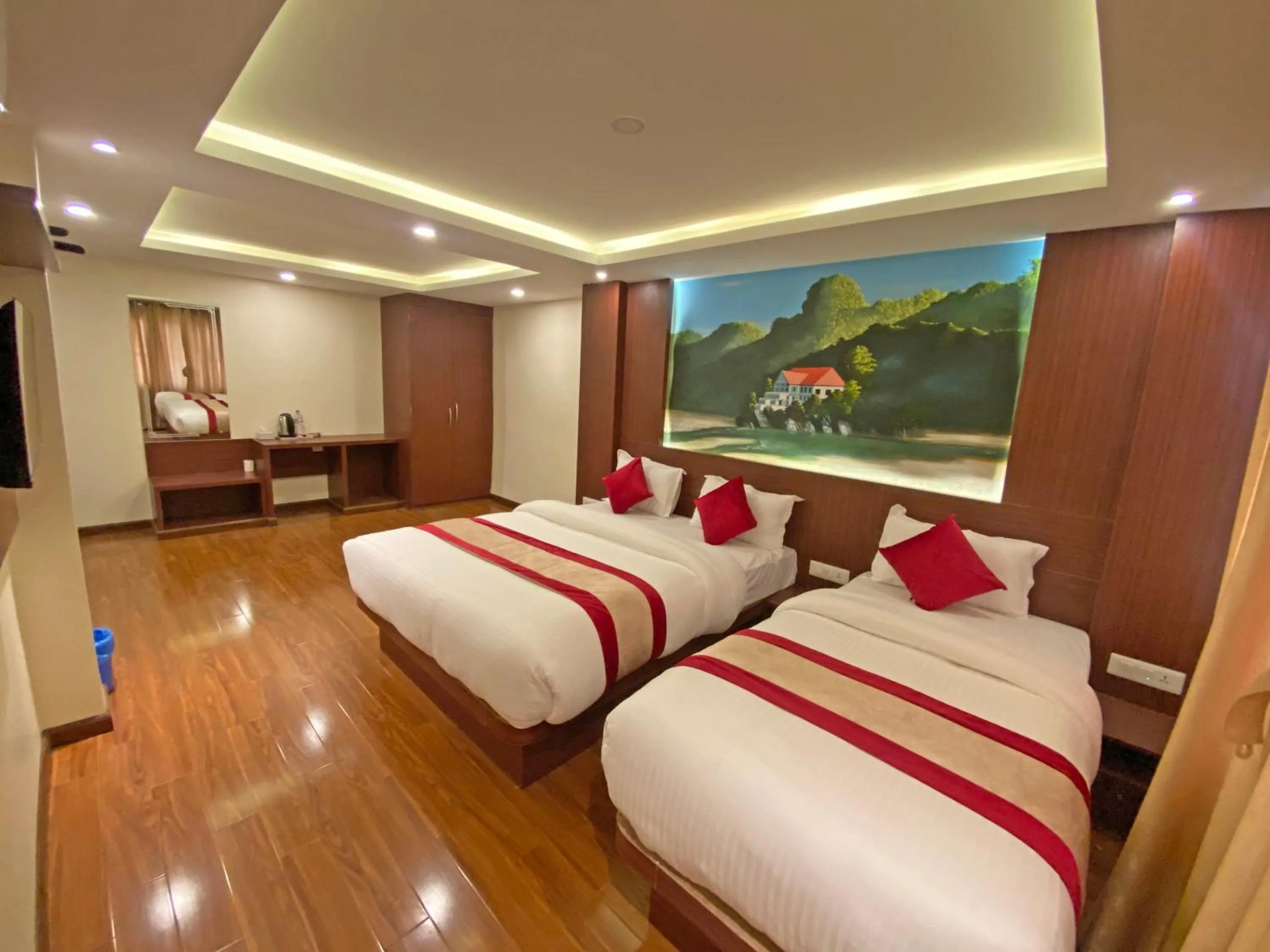 Bed in Hotel Dipjyoti