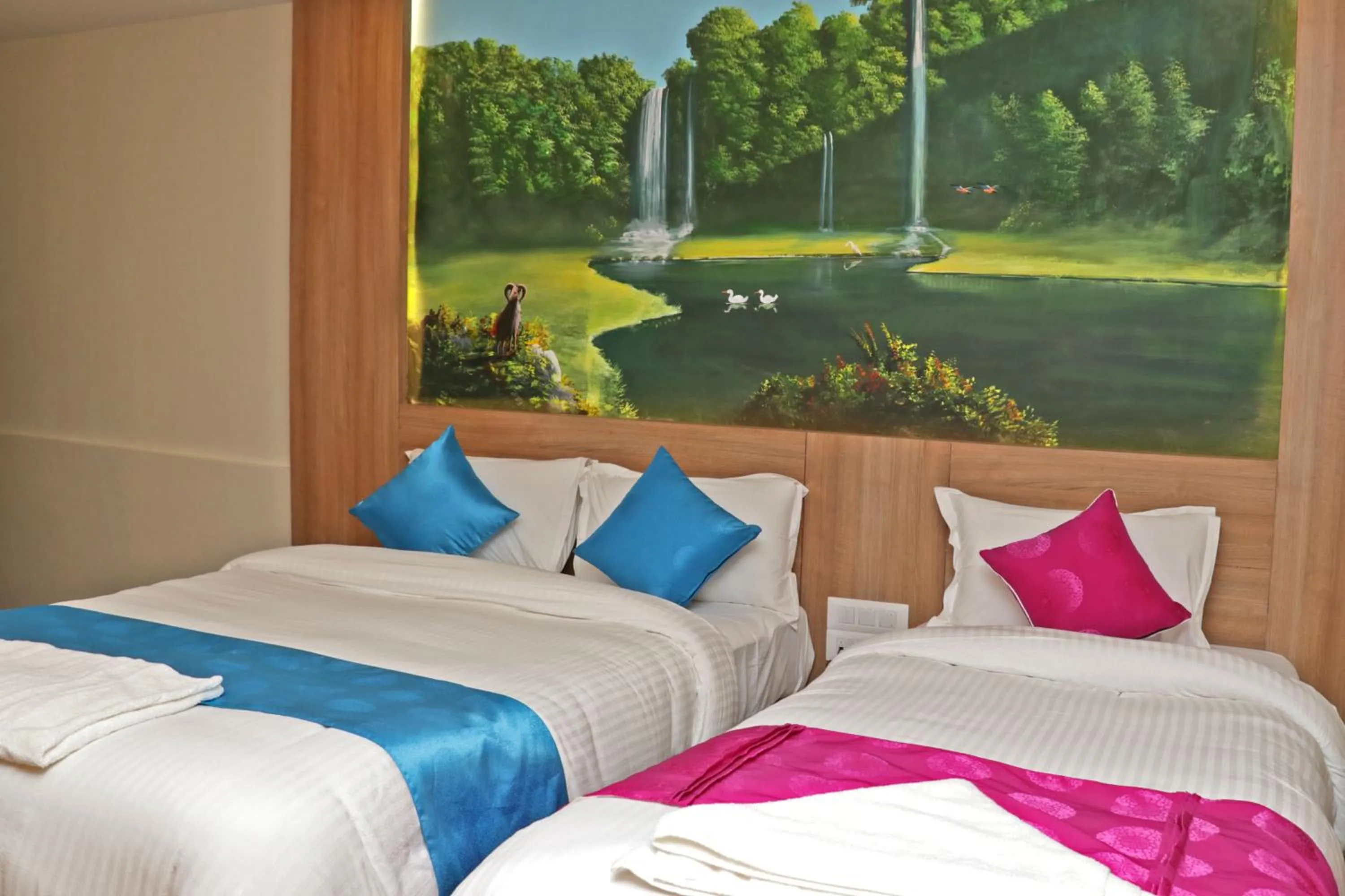 Bed in Hotel Dipjyoti