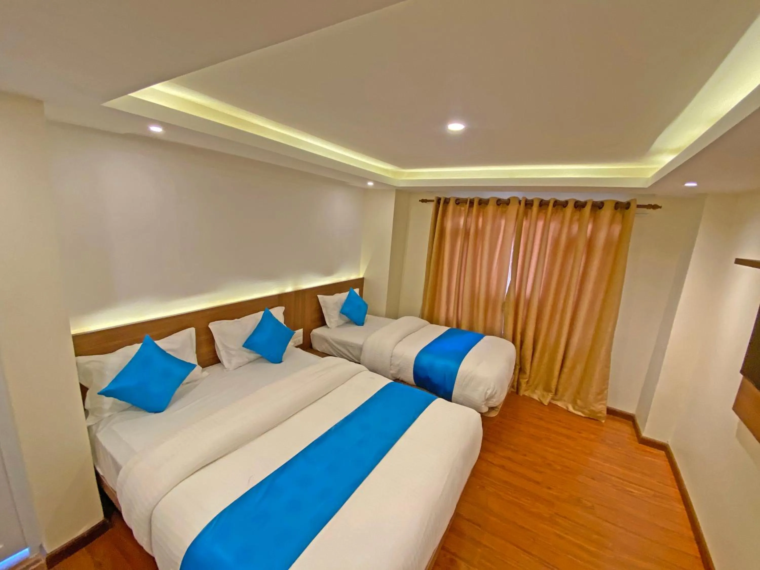 Bed in Hotel Dipjyoti