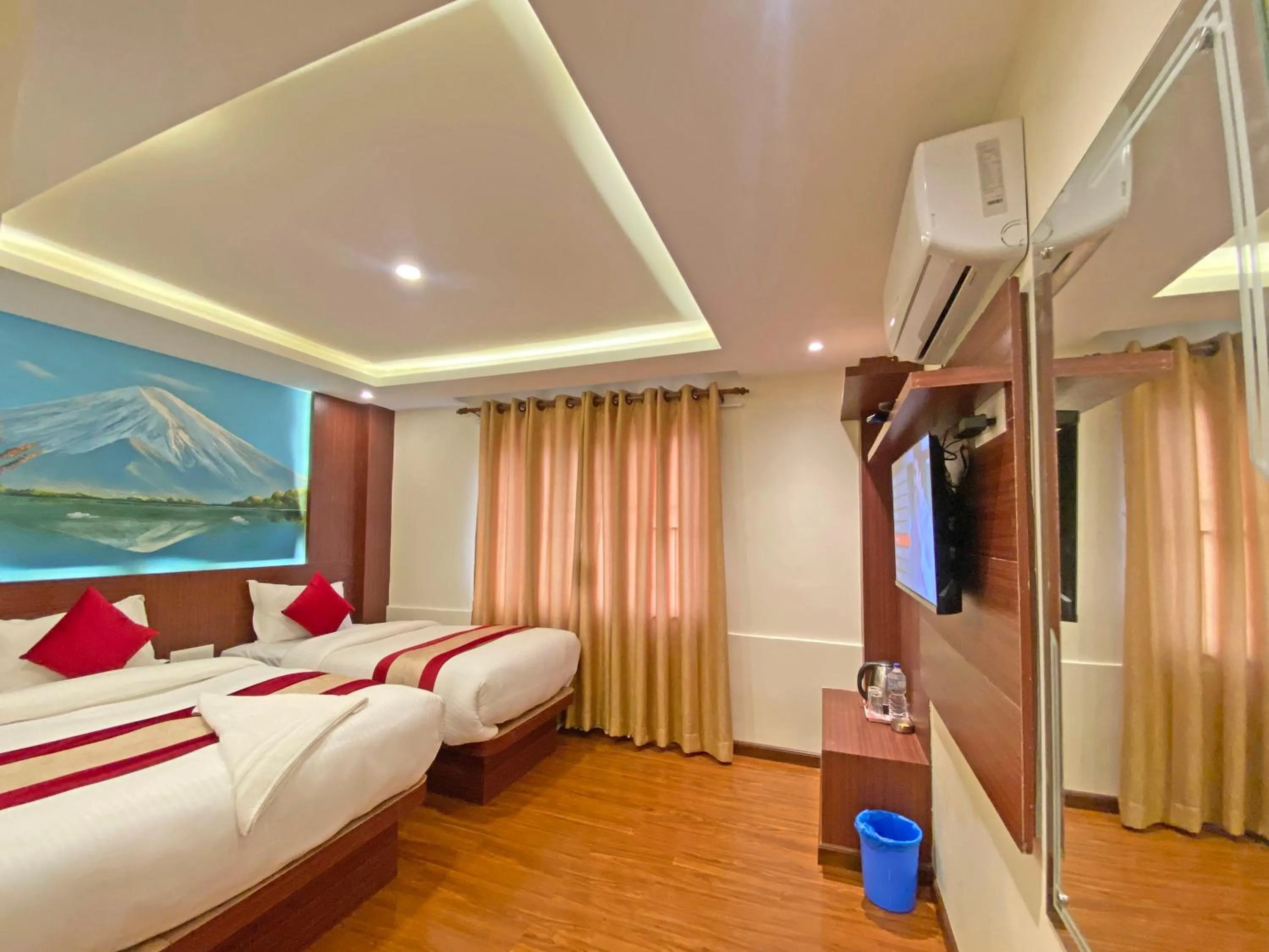 Bed in Hotel Dipjyoti