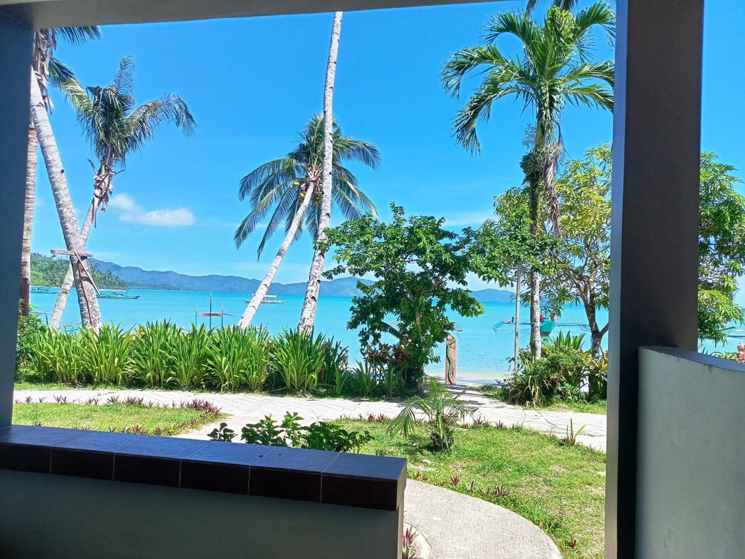 Balcony/Terrace in Ausan Beach Front Cottages