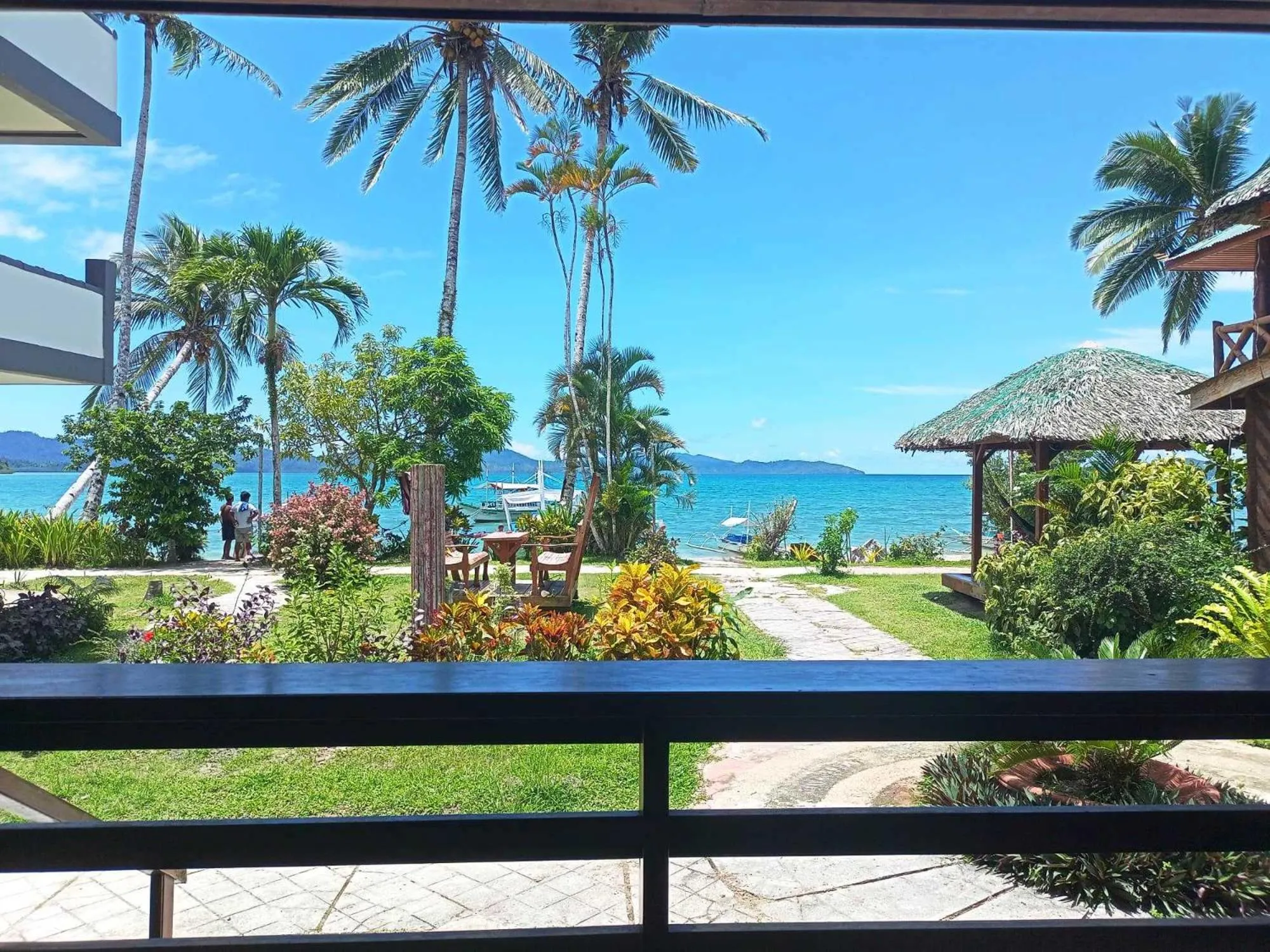 Balcony/Terrace in Ausan Beach Front Cottages