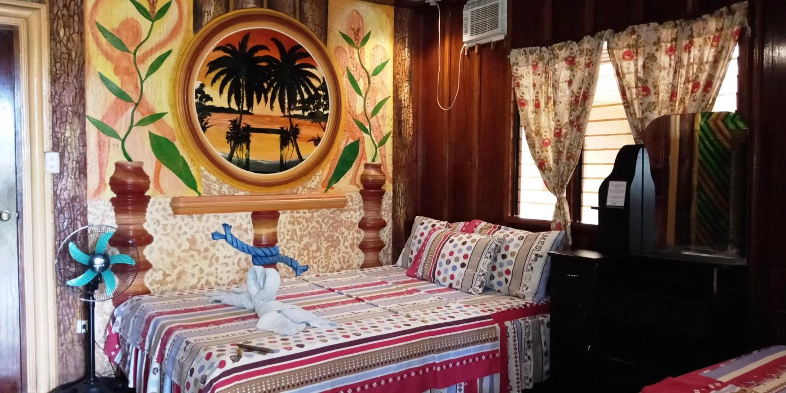 Bedroom, Bed in Ausan Beach Front Cottages