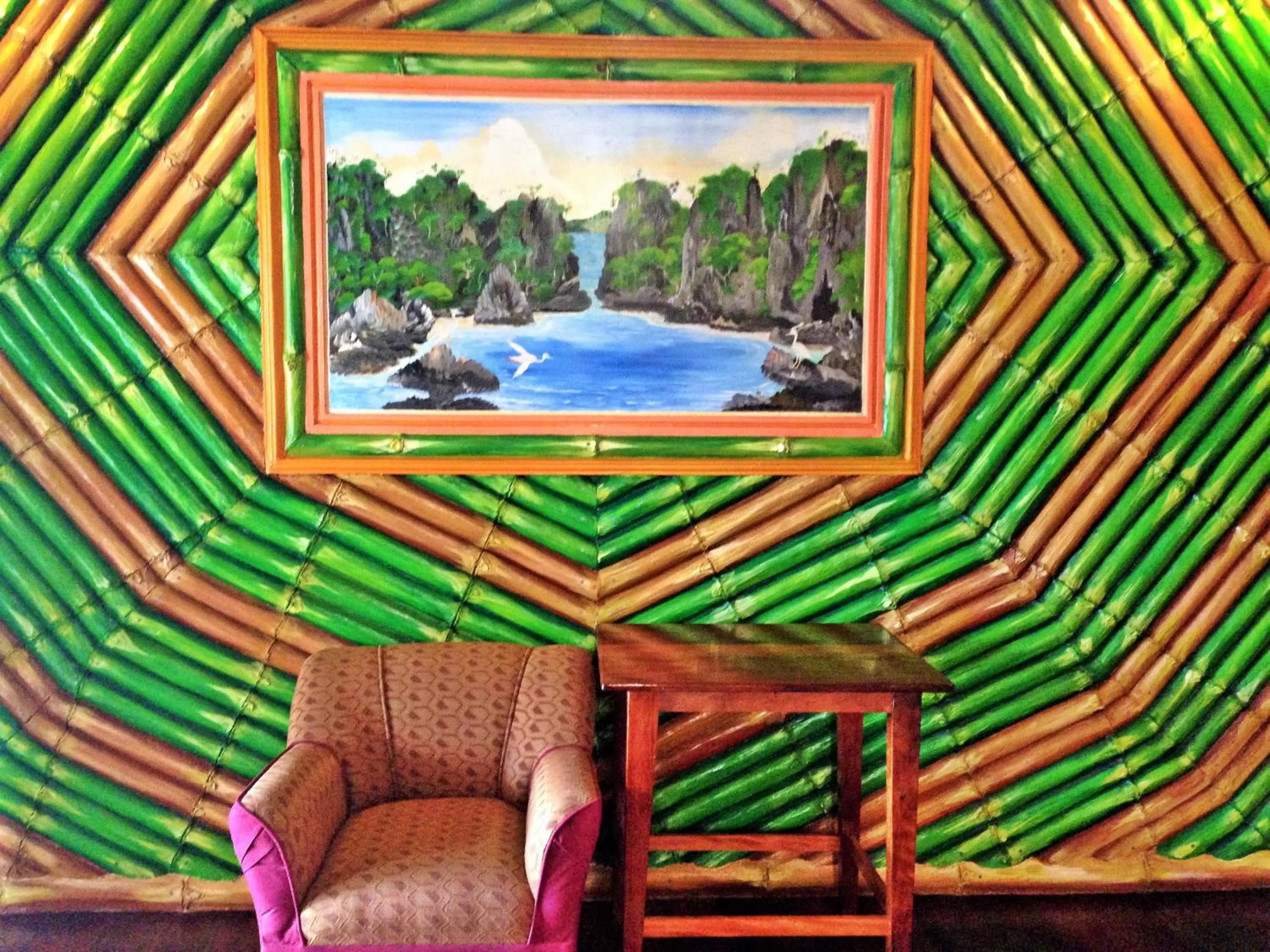 Seating area in Ausan Beach Front Cottages