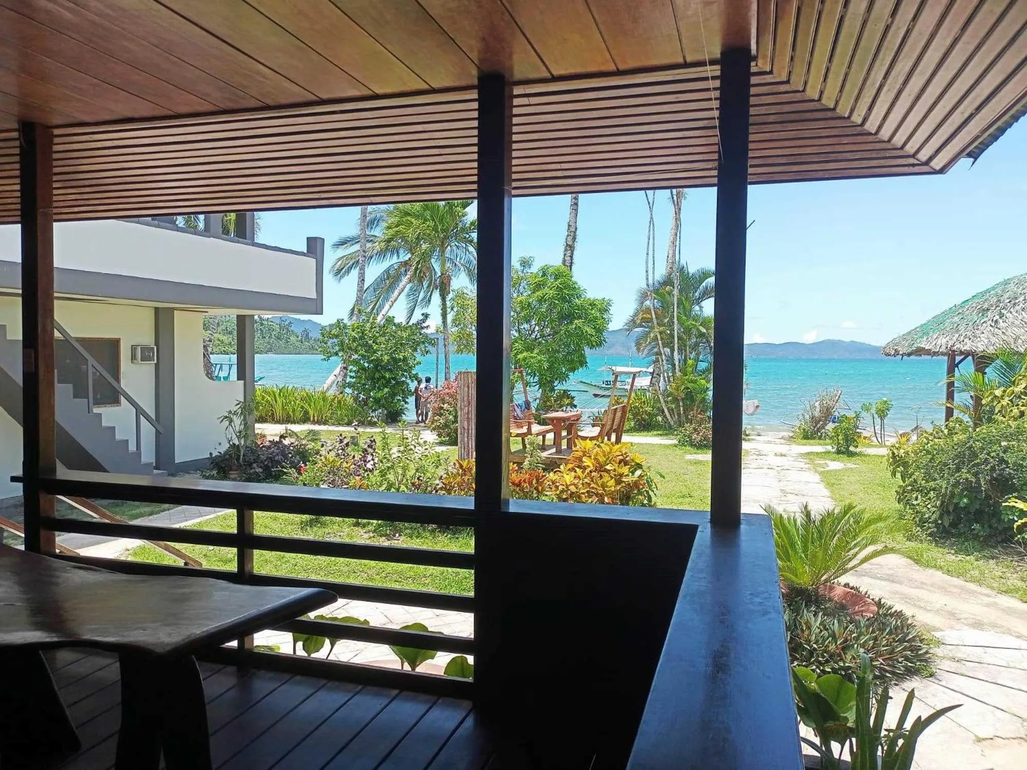 Balcony/Terrace in Ausan Beach Front Cottages