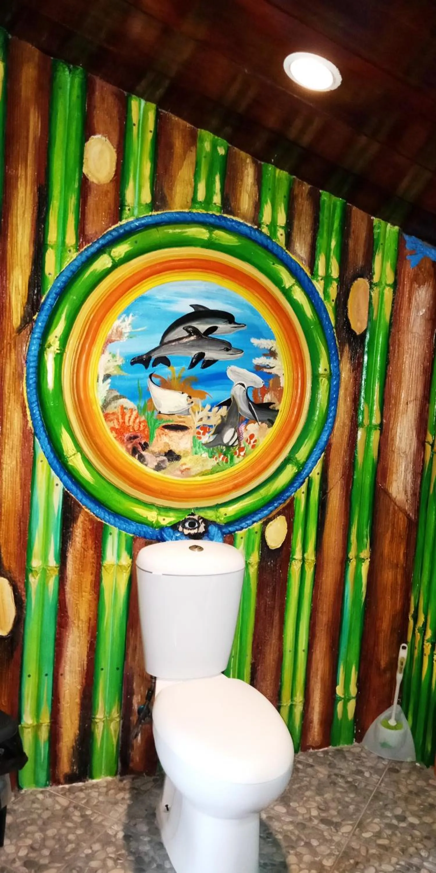 Toilet in Ausan Beach Front Cottages