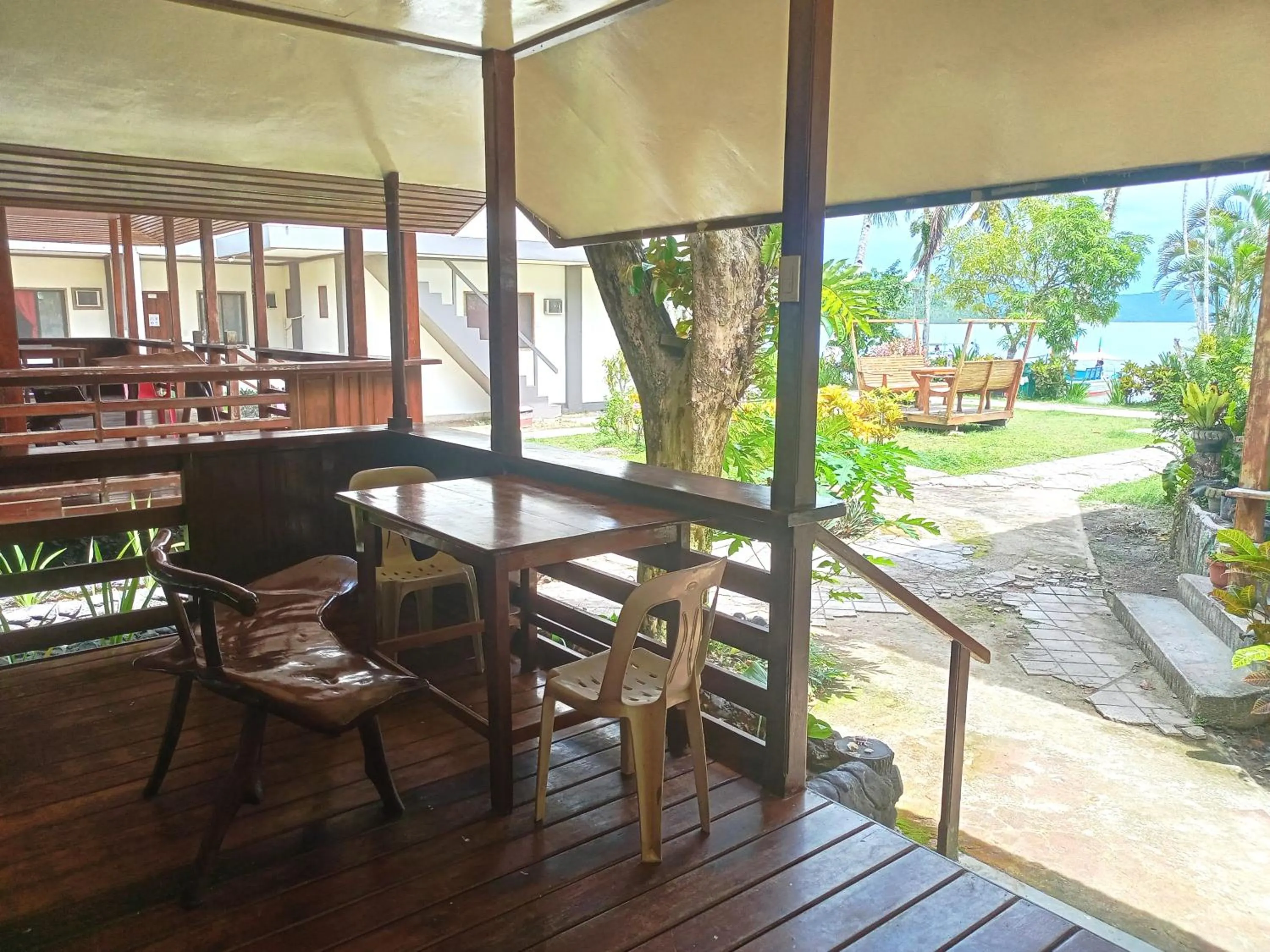 Balcony/Terrace in Ausan Beach Front Cottages